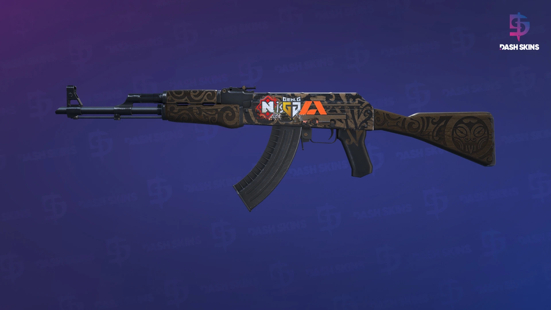 AK-47 | Uncharted (Field-Tested) Screenshot Playside