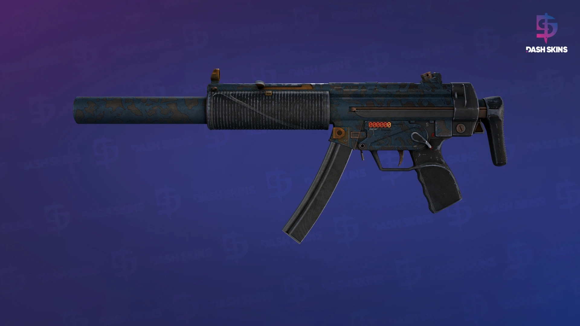 StatTrak™ MP5-SD | Acid Wash (Battle-Scarred) Screenshot Playside