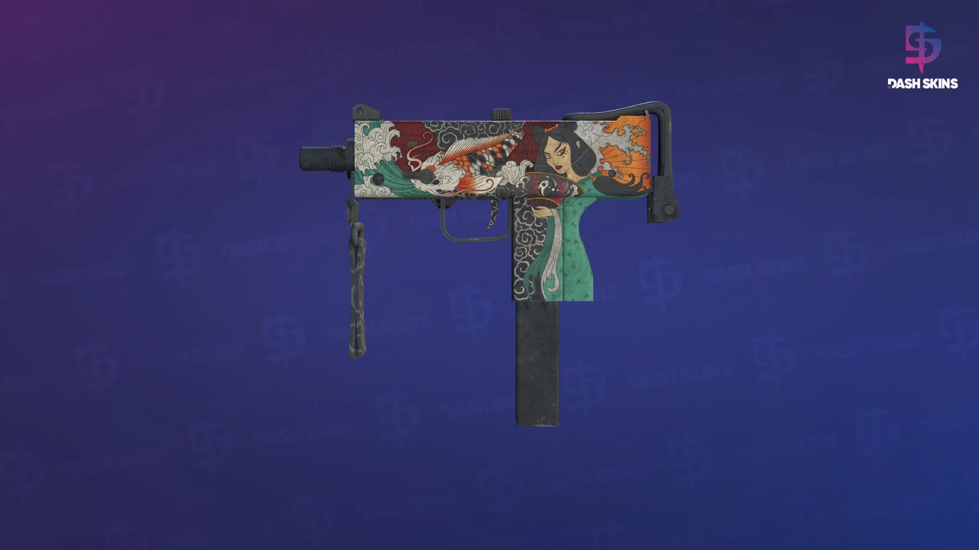 MAC-10 | Allure (Battle-Scarred) Screenshot Playside