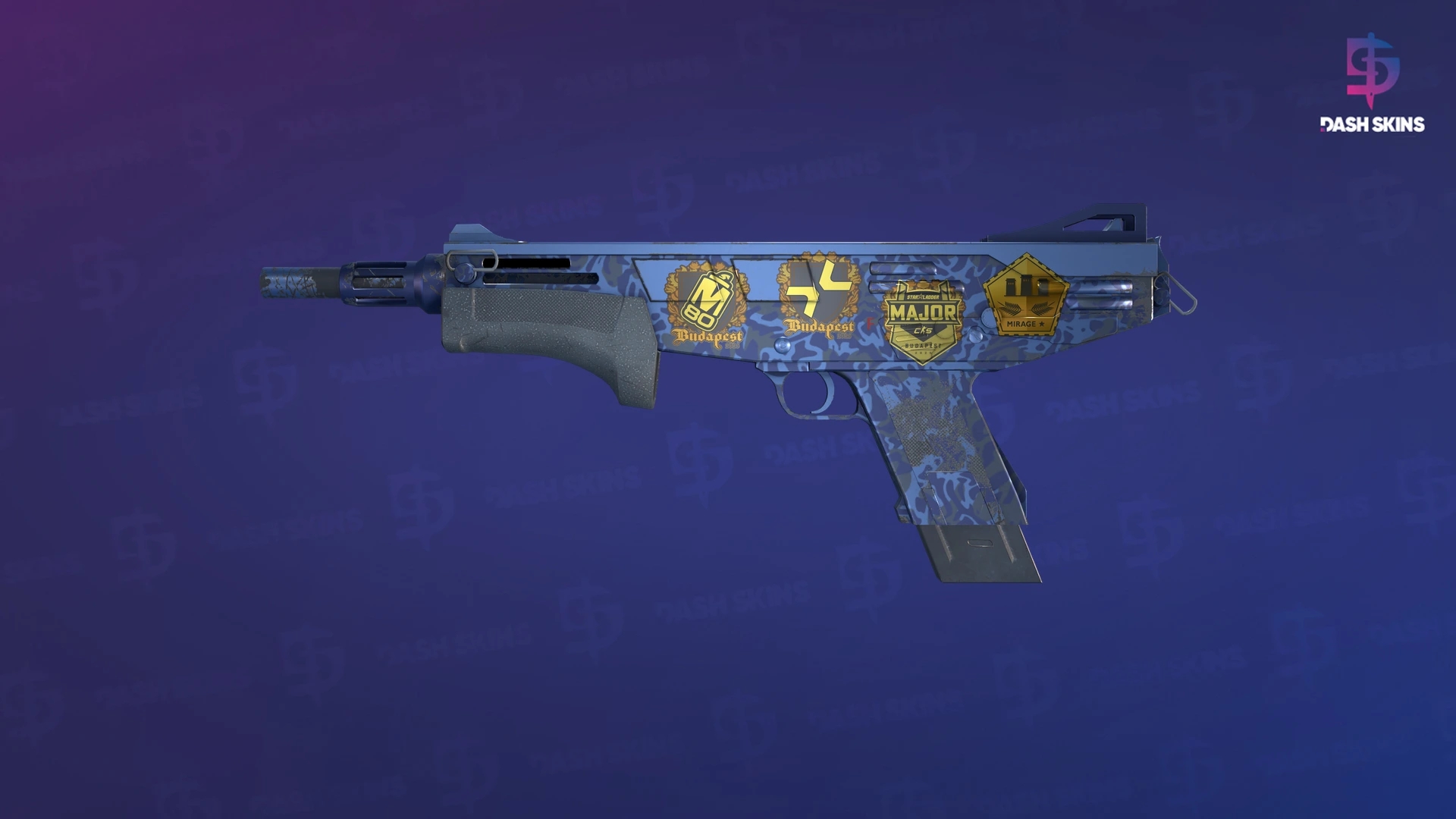 Souvenir MAG-7 | Navy Sheen (Factory New) Screenshot Playside