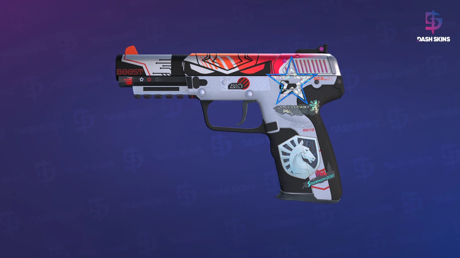 Five-SeveN | Boost Protocol (Factory New) Screenshot Playside