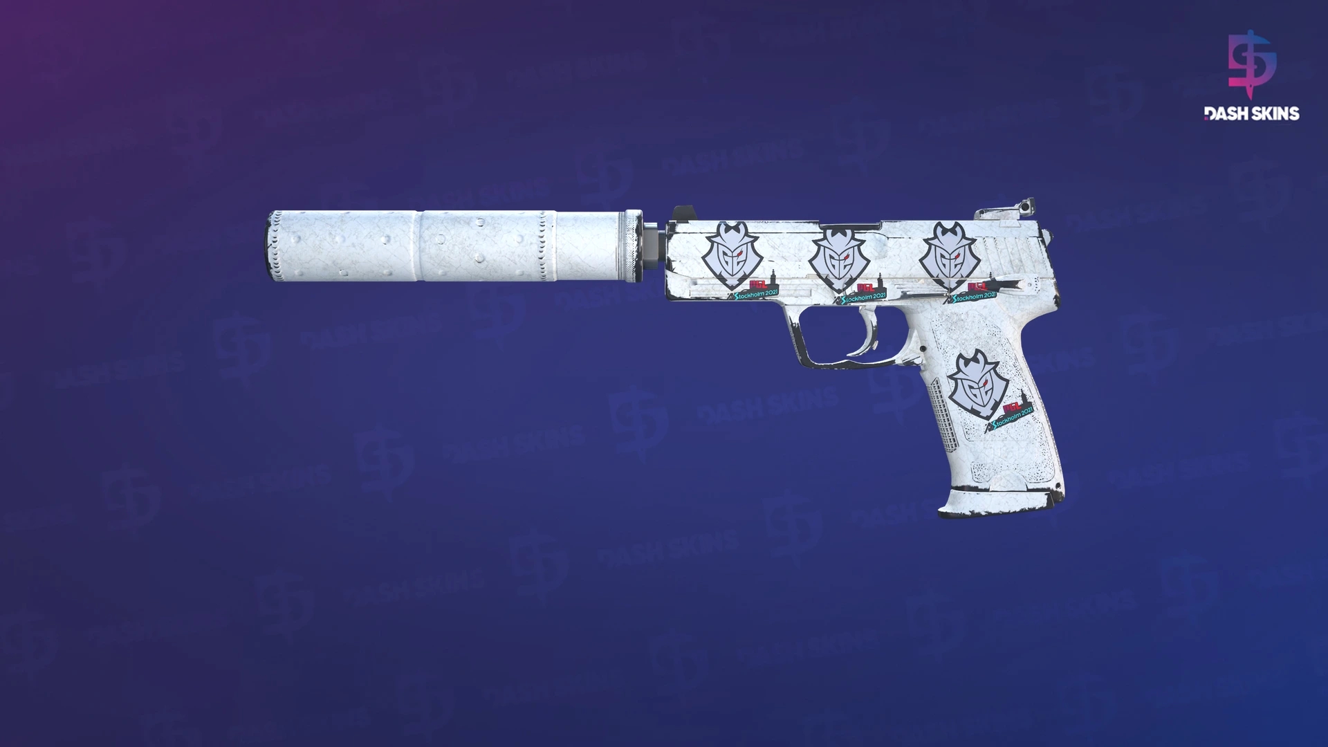 USP-S | Whiteout (Field-Tested) Screenshot Playside
