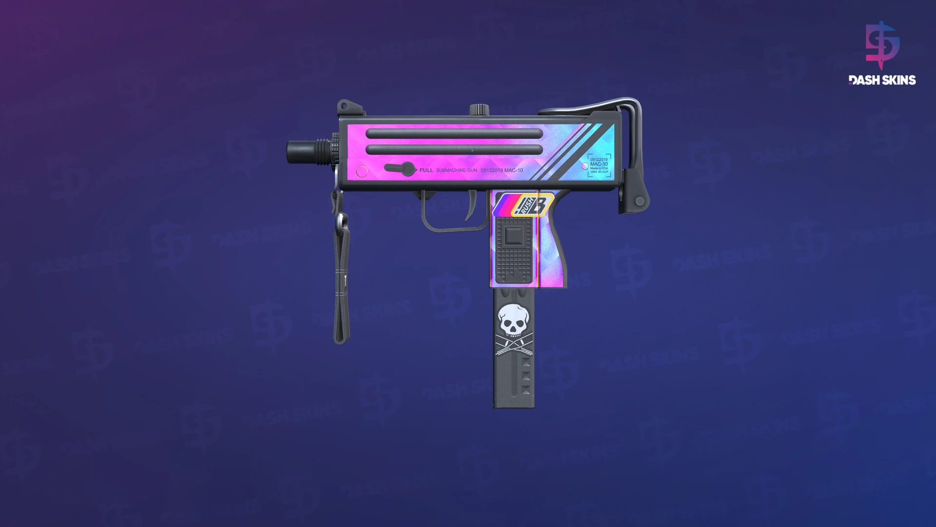 MAC-10 | Disco Tech (Field-Tested) Screenshot Playside