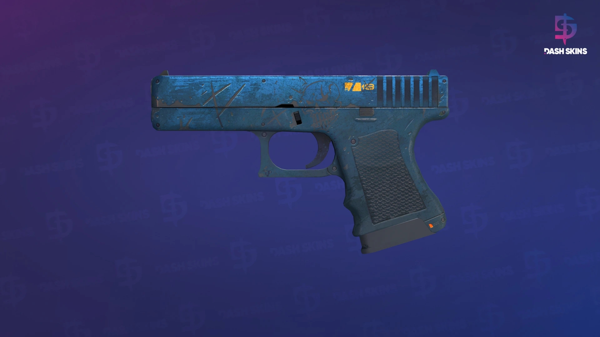 Glock-18 | Off World (Battle-Scarred) Screenshot Playside