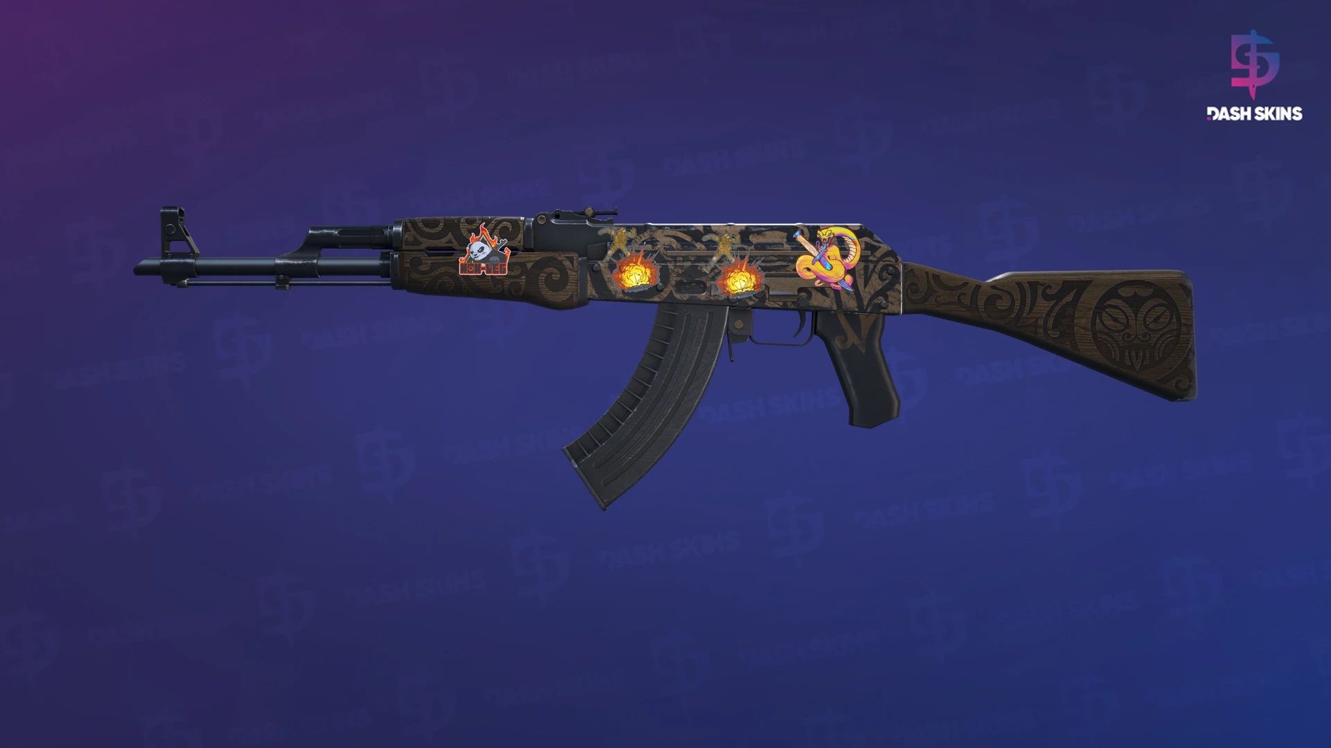 AK-47 | Uncharted (Field-Tested) Screenshot Playside