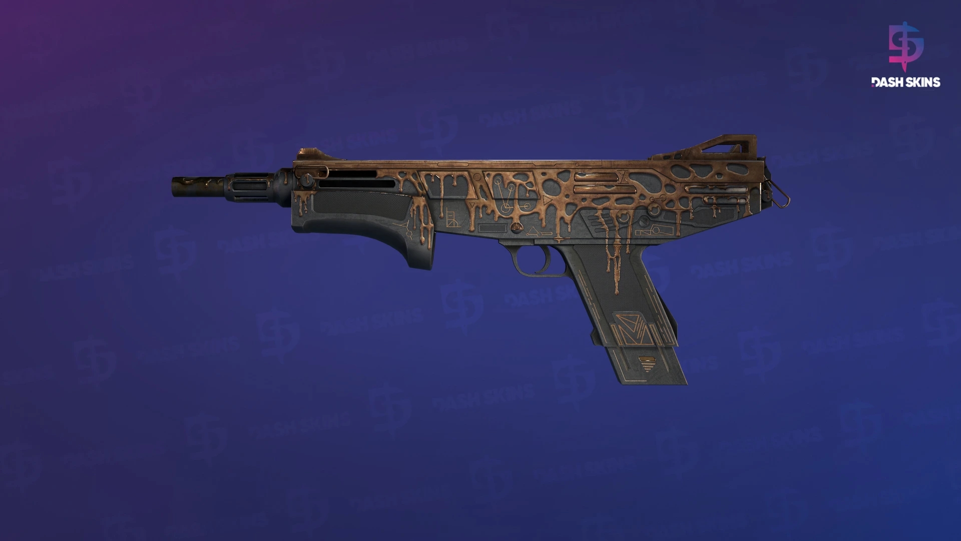 MAG-7 | Copper Coated (Well-Worn) Screenshot Playside