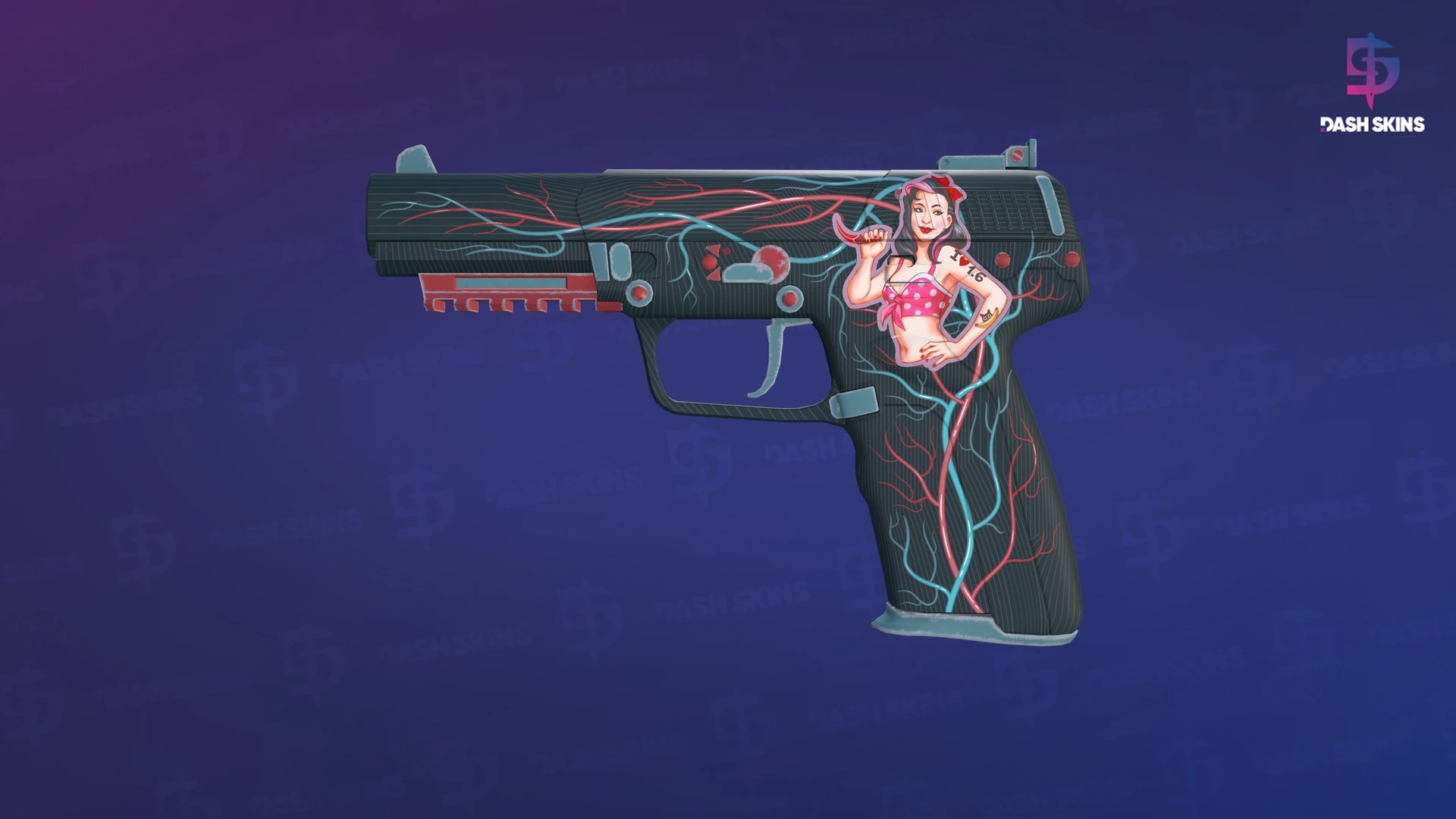 Five-SeveN | Capillary (Factory New) Screenshot Playside