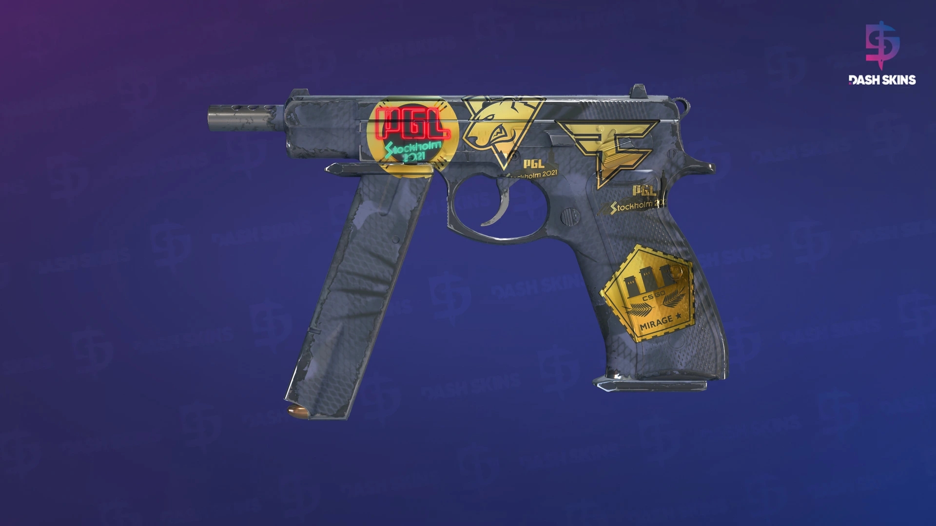 Souvenir CZ75-Auto | Midnight Palm (Field-Tested) Screenshot Playside