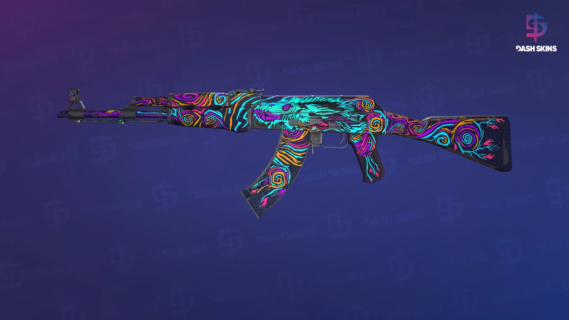 AK-47 | Nightwish (Well-Worn) Screenshot Playside