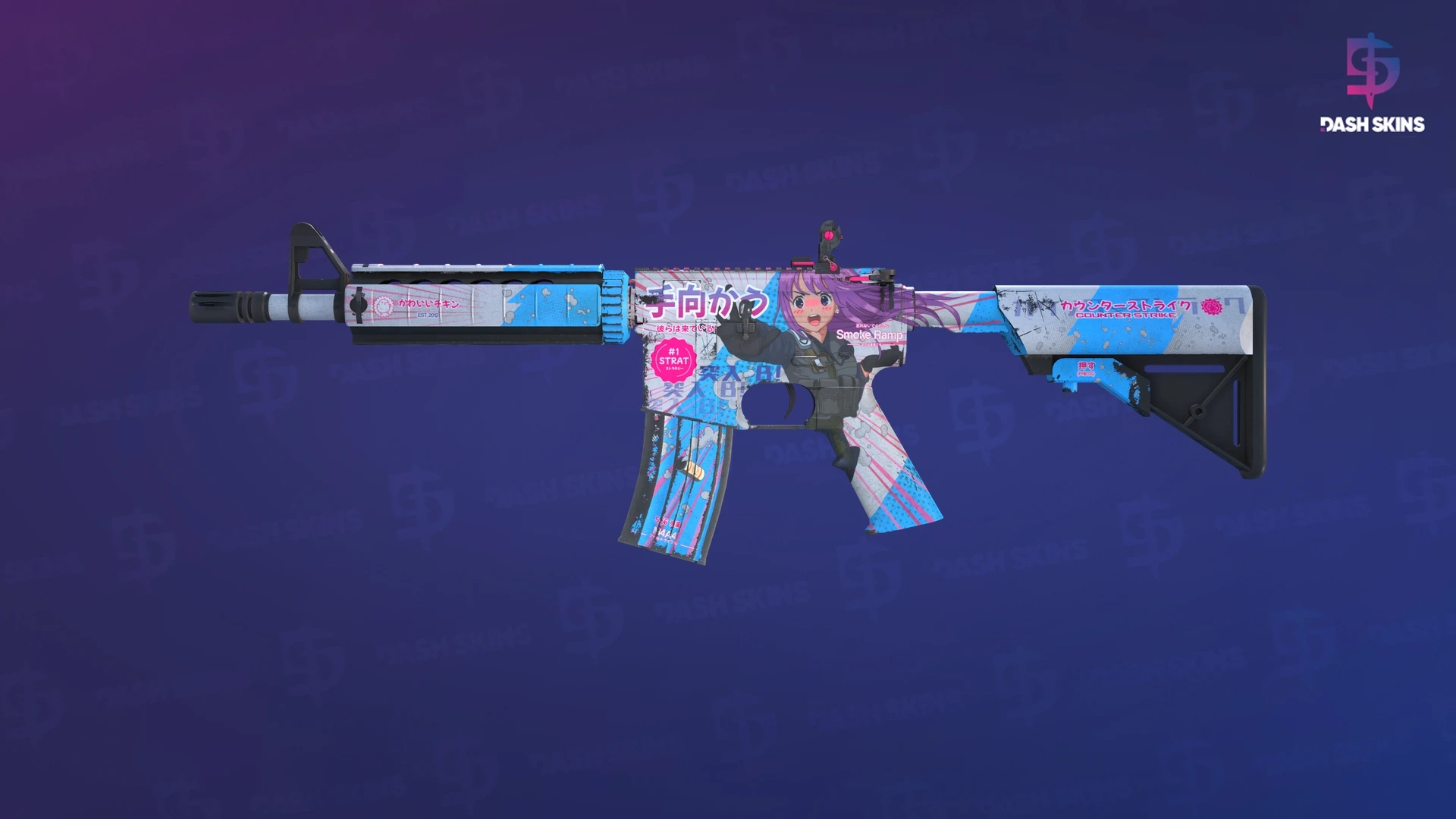 M4A4 | Temukau (Field-Tested) Screenshot Playside