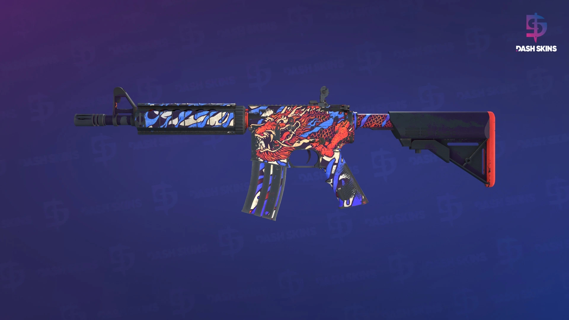 M4A4 | 龍王 (Dragon King) (Field-Tested) Screenshot Playside