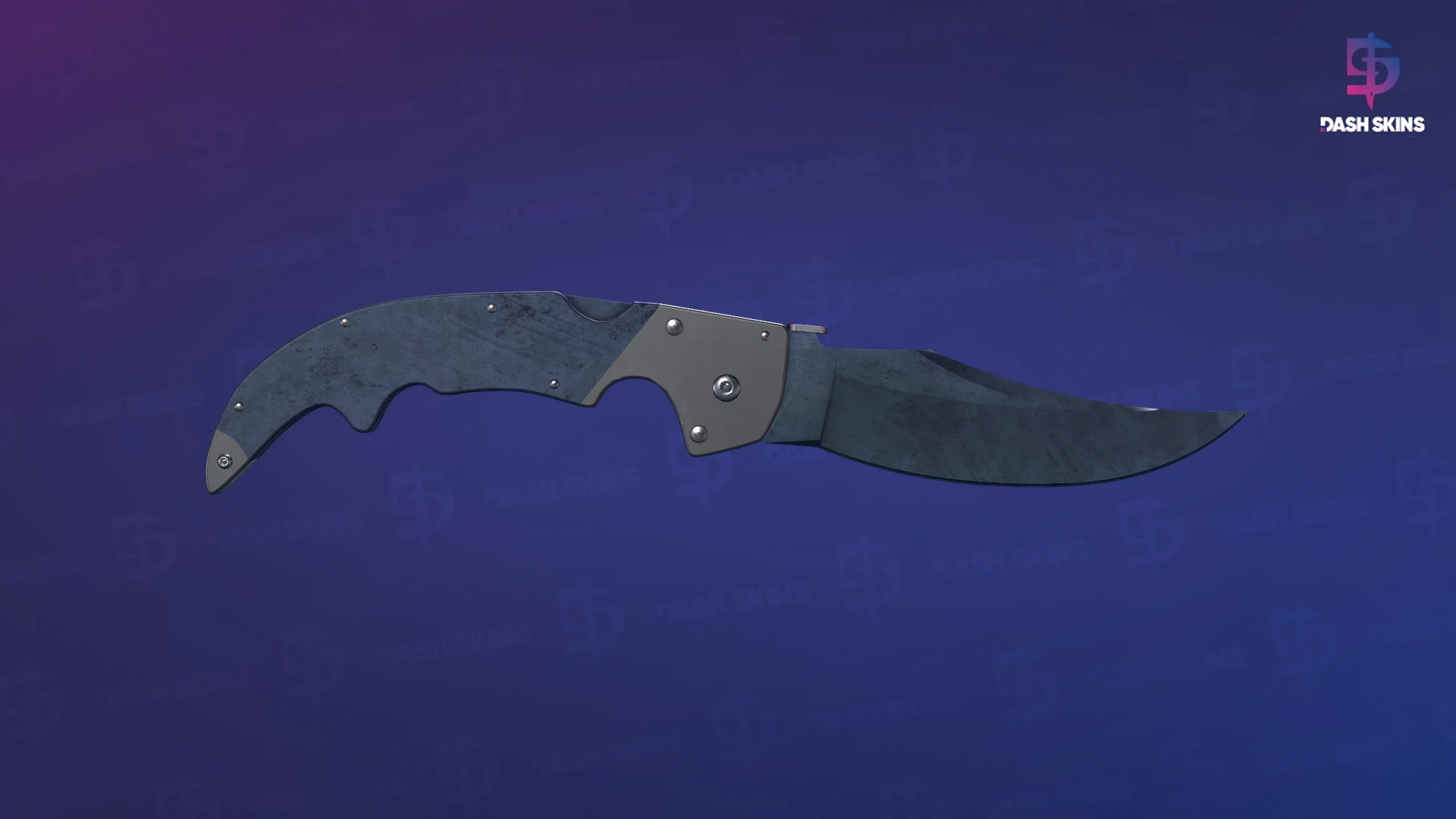★ Falchion Knife | Blue Steel (Field-Tested) Screenshot Playside