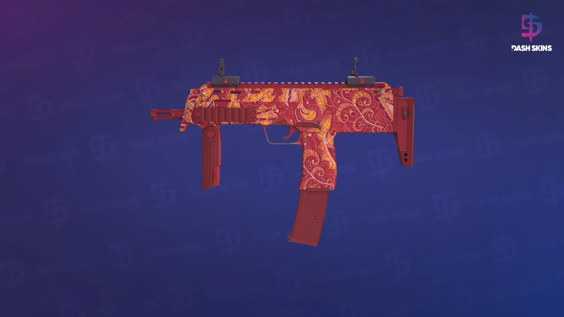 MP7 | Coral Paisley (Factory New) Screenshot Playside