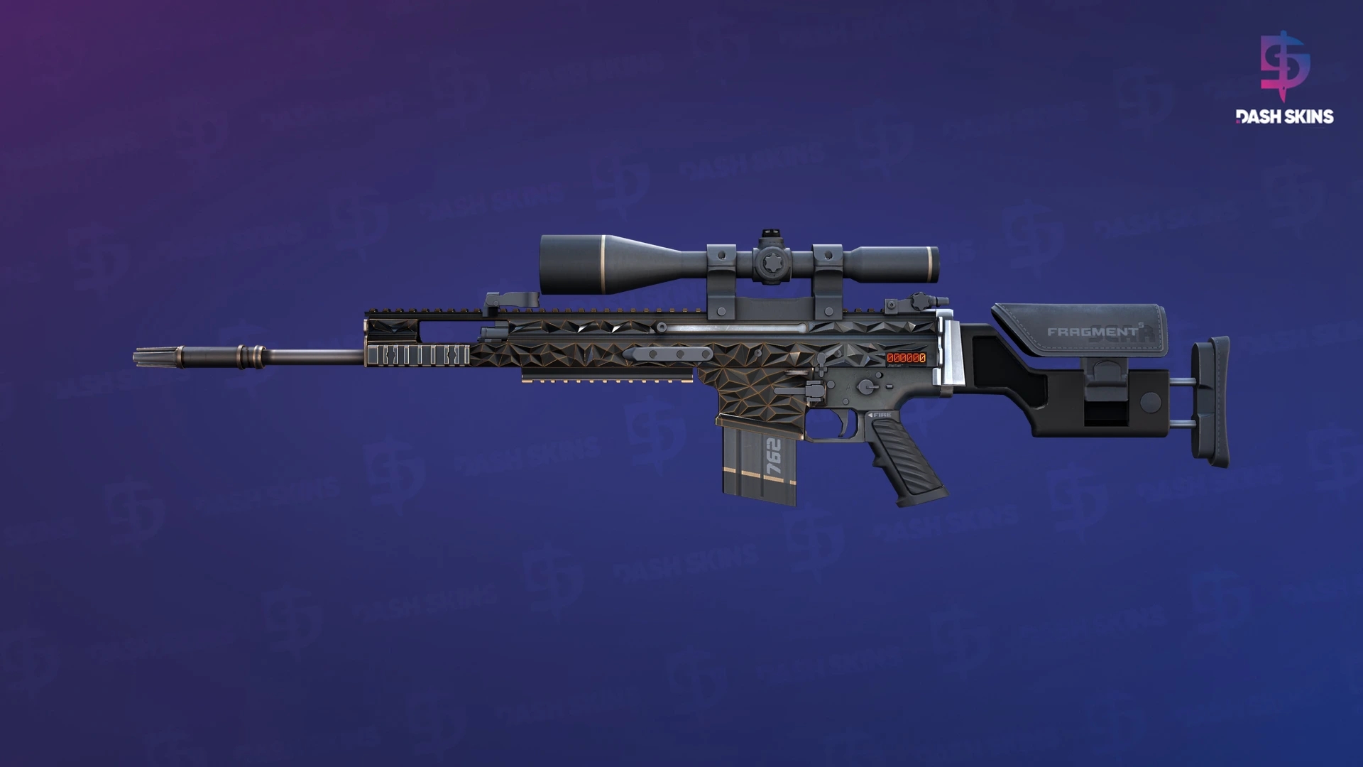 StatTrak™ SCAR-20 | Fragments (Factory New) Screenshot Playside