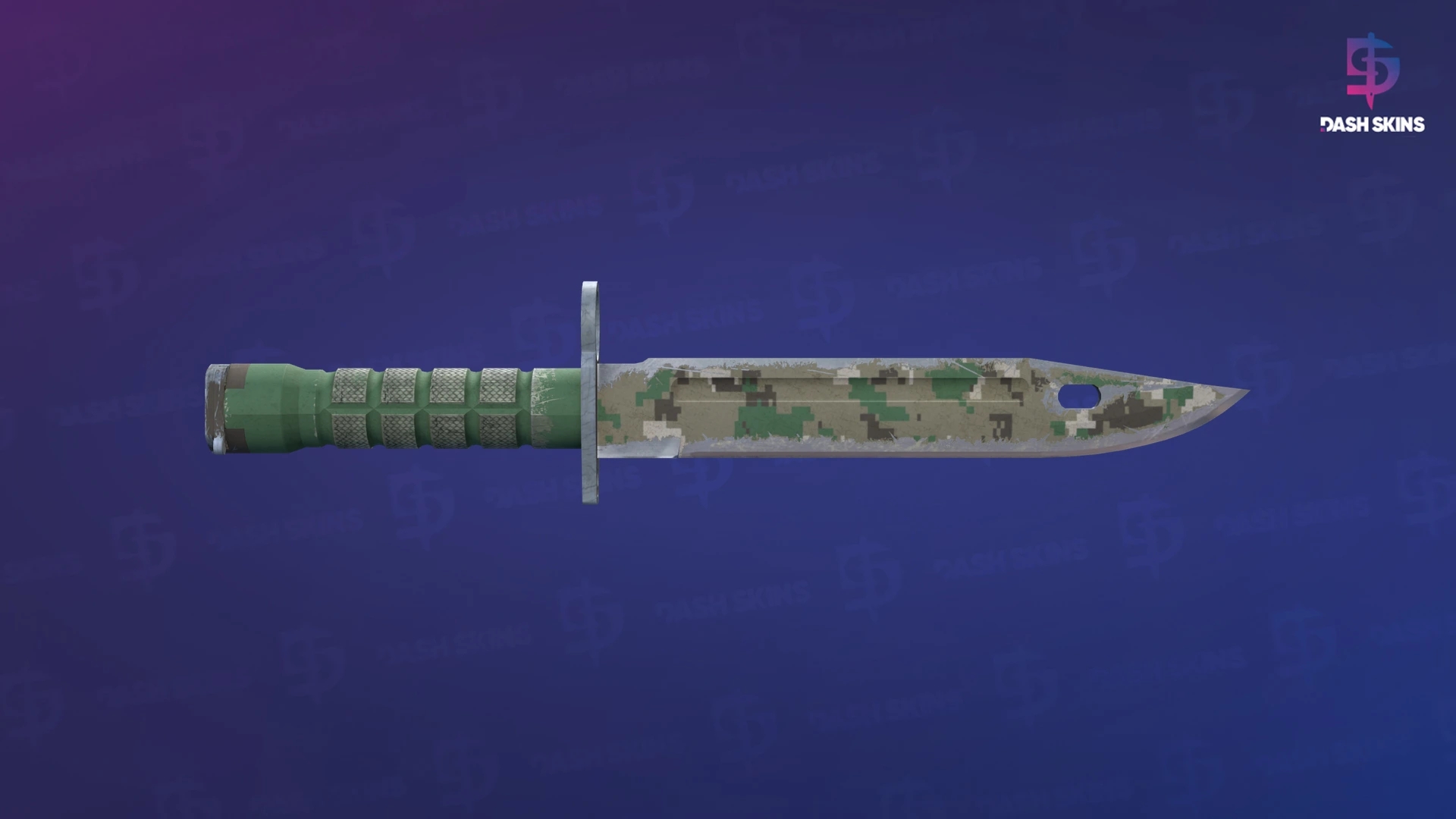 ★ Bayonet | Forest DDPAT (Well-Worn) Screenshot Playside