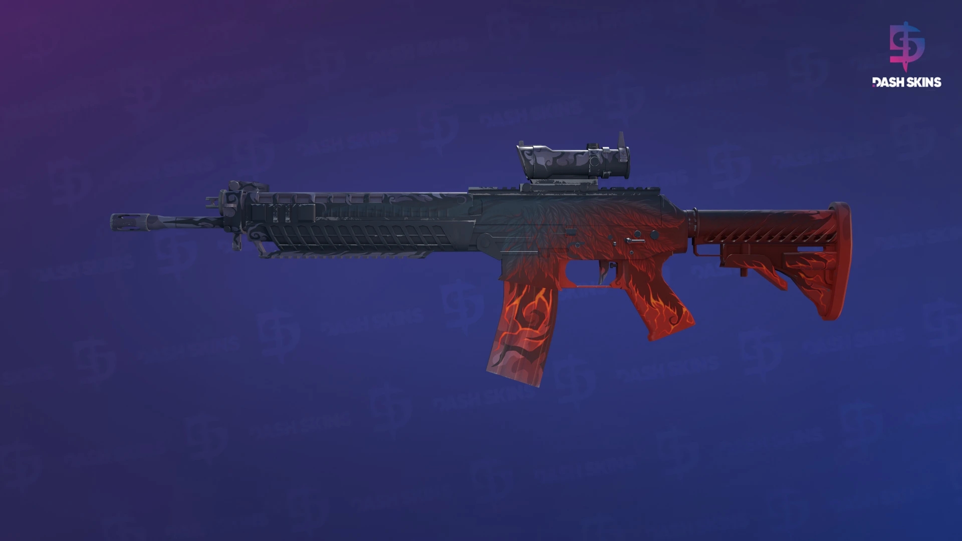SG 553 | Darkwing (Field-Tested) Screenshot Playside