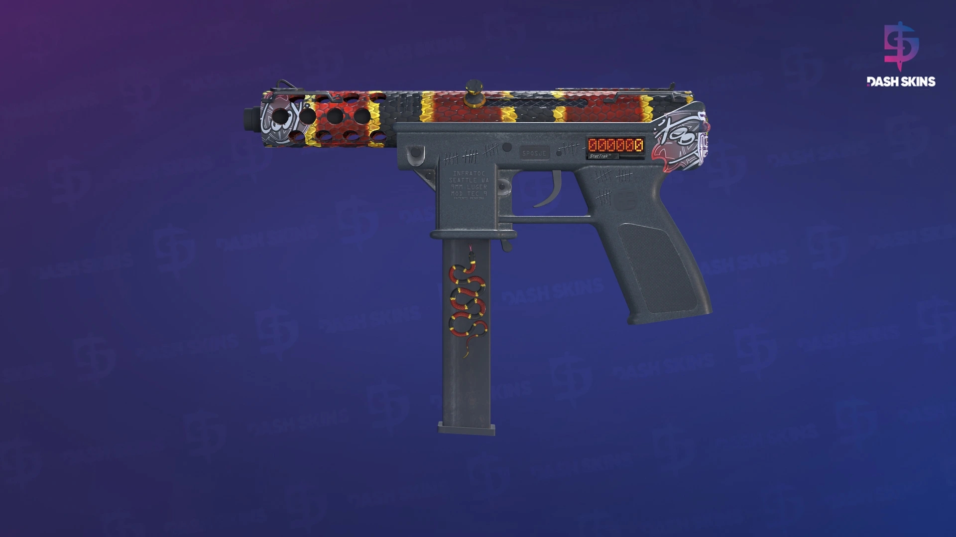 StatTrak™ Tec-9 | Snek-9 (Field-Tested) Screenshot Playside