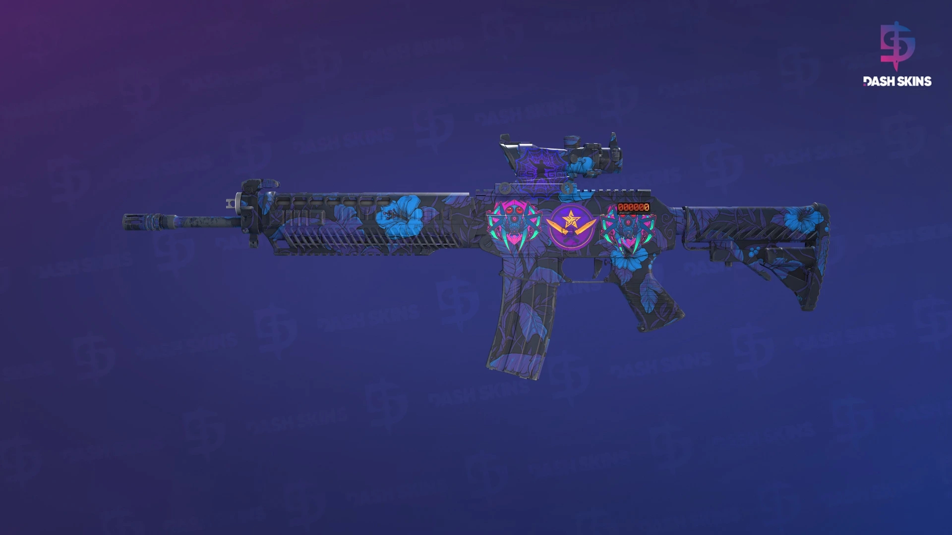 StatTrak™ SG 553 | Aloha (Minimal Wear) Screenshot Playside