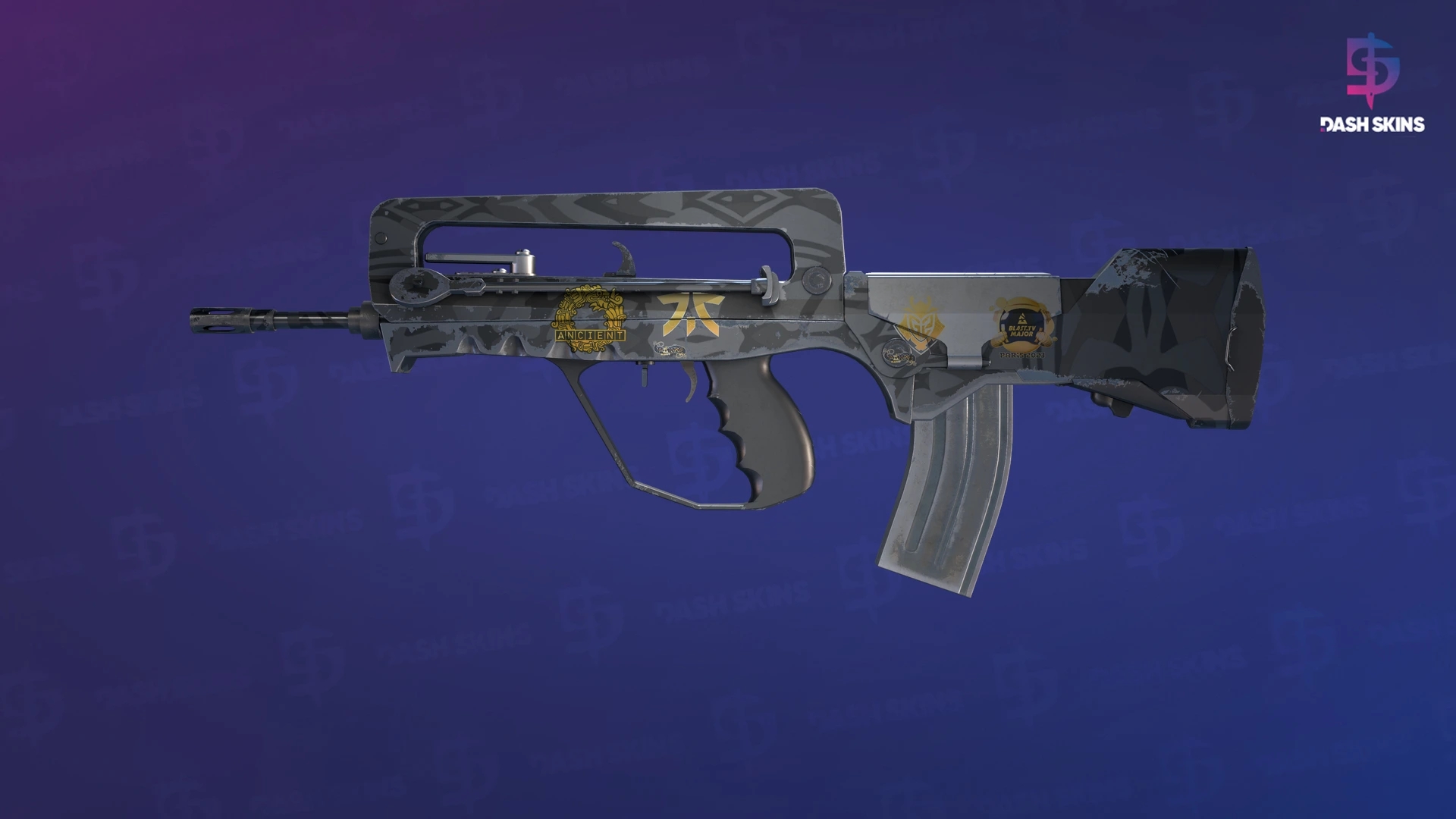 Souvenir FAMAS | Dark Water (Minimal Wear) Screenshot Playside