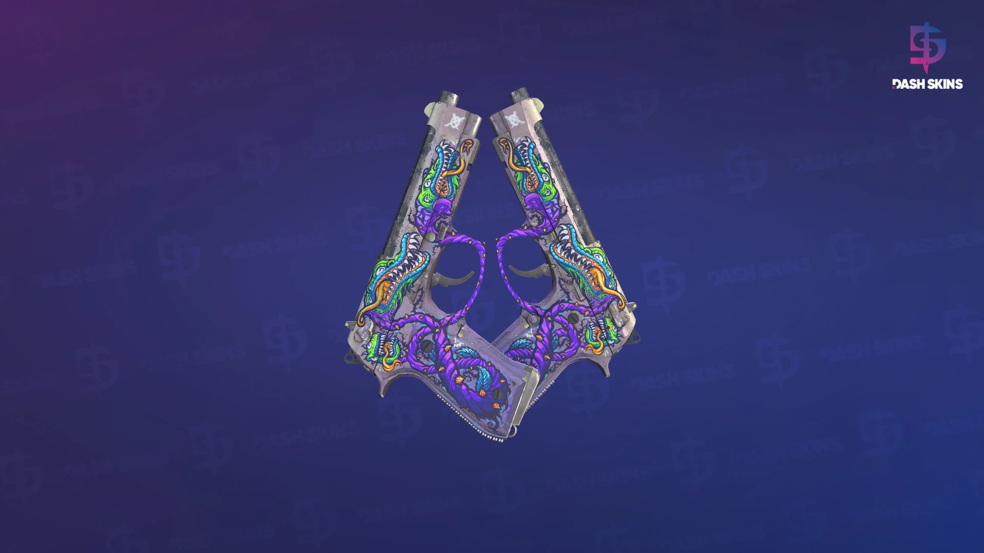 Dual Berettas | Flora Carnivora (Field-Tested) Screenshot Playside