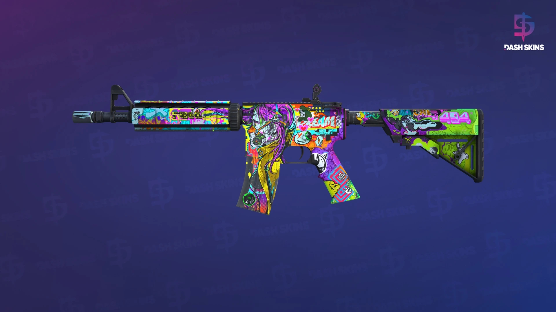 M4A4 | In Living Color (Field-Tested) Screenshot Playside