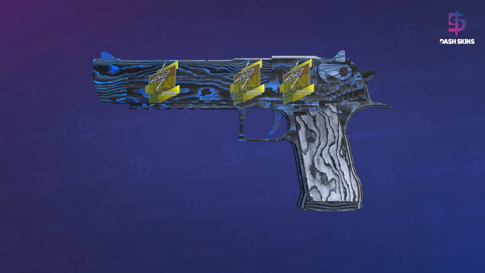 Desert Eagle | Blue Ply (Well-Worn) Screenshot Playside