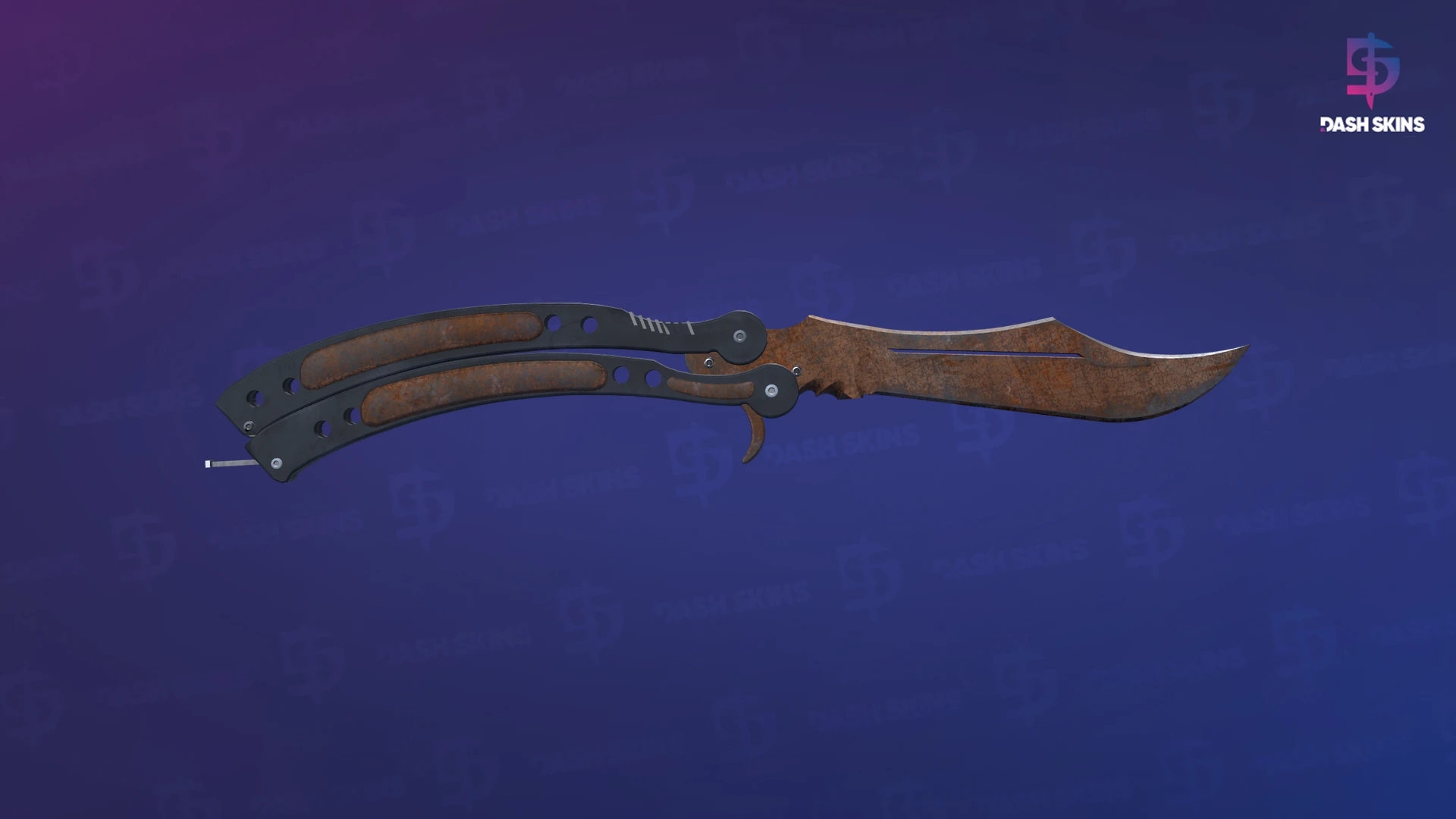 ★ Butterfly Knife | Rust Coat (Battle-Scarred) Screenshot Playside