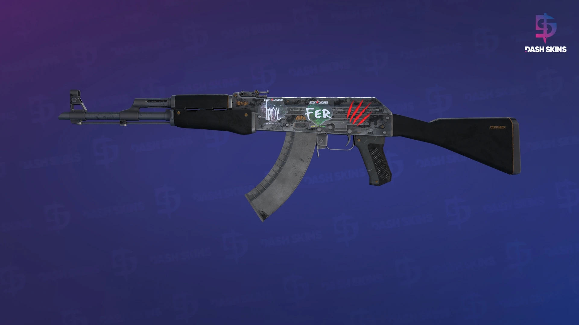 AK-47 | Elite Build (Battle-Scarred) Screenshot Playside