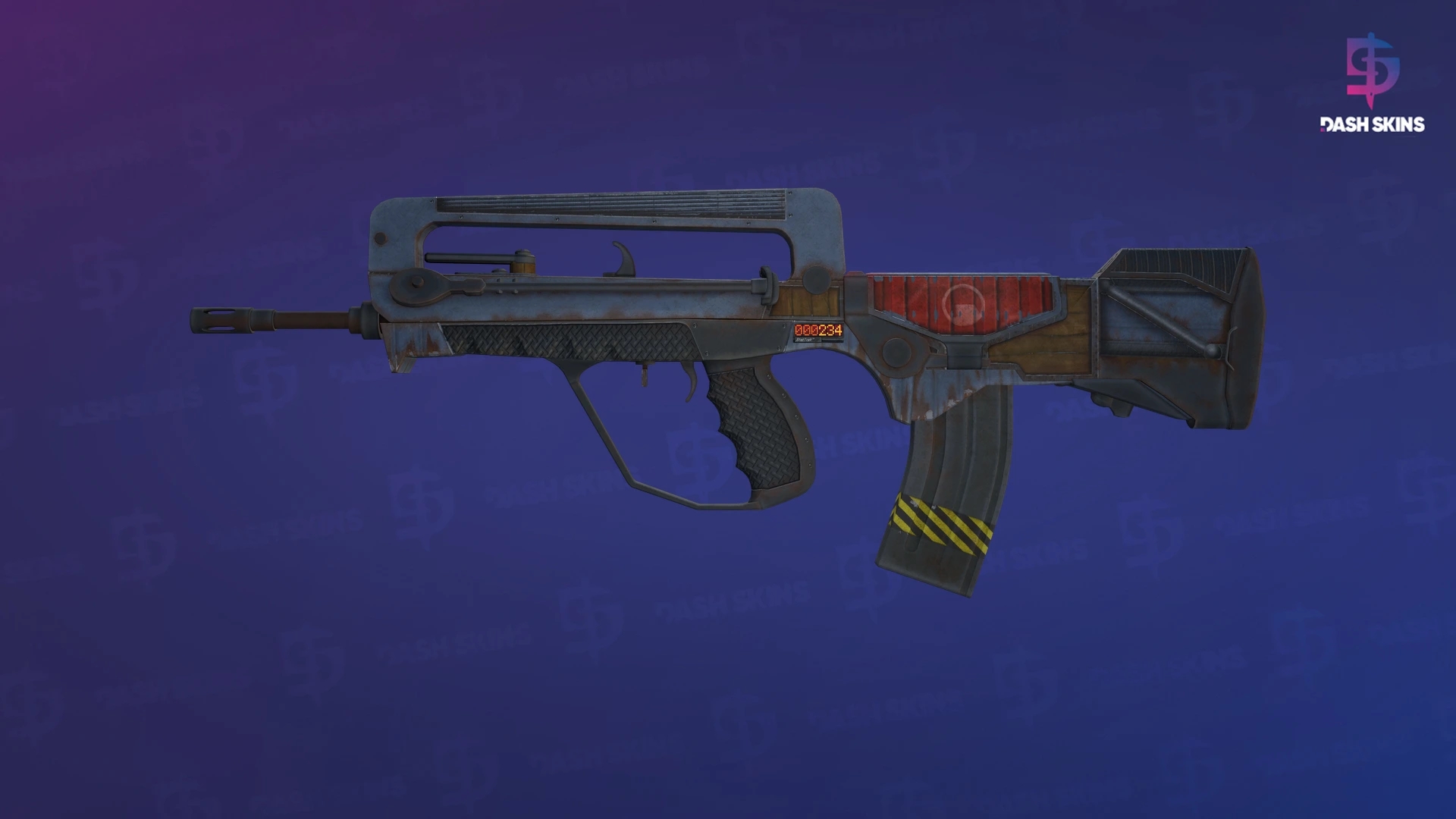 StatTrak™ FAMAS | Decommissioned (Battle-Scarred) Screenshot Playside