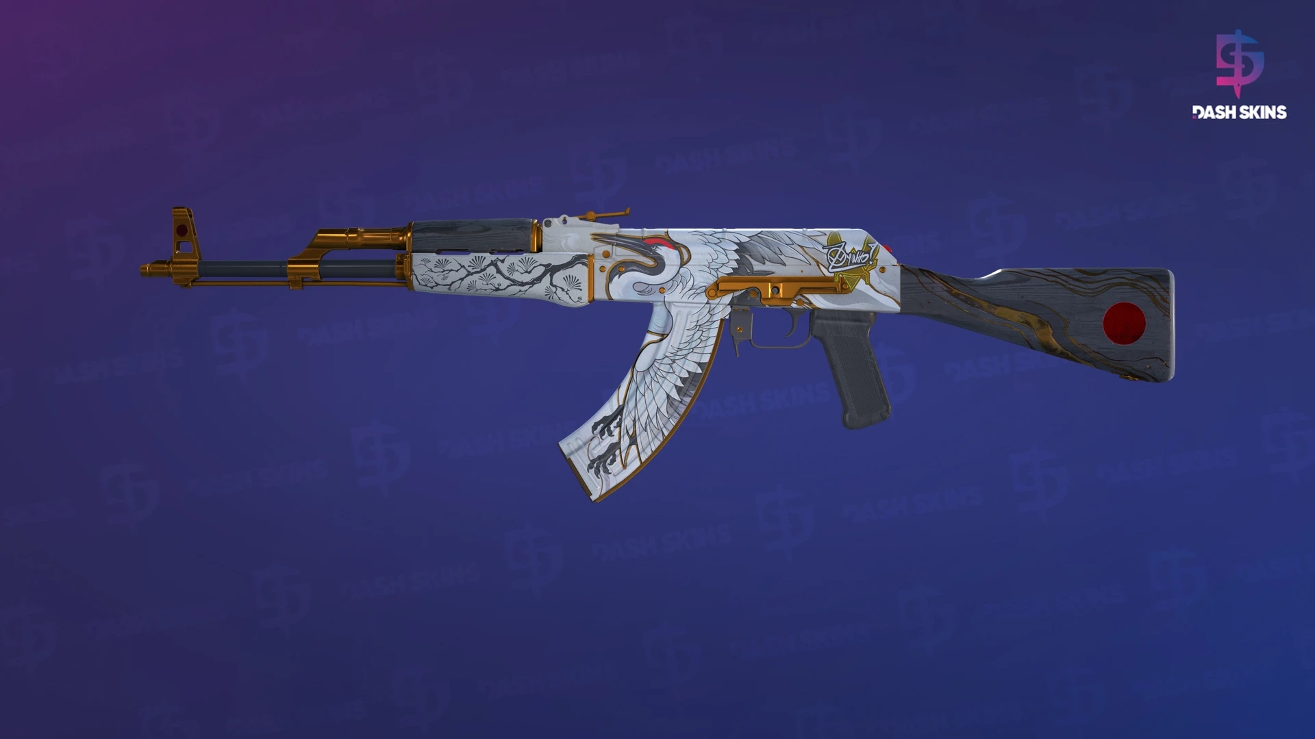 AK-47 | Crane Flight (Minimal Wear) Screenshot Playside