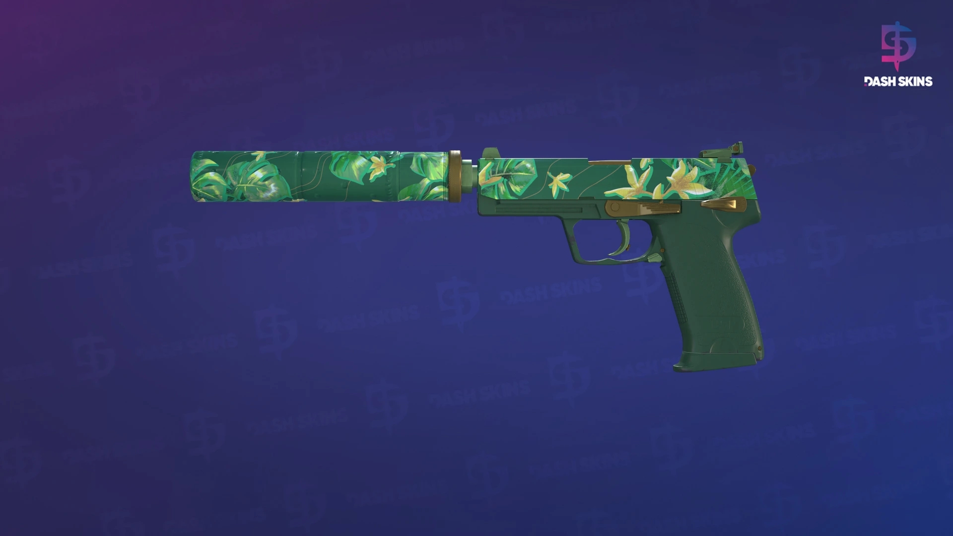 USP-S | Tropical Breeze (Minimal Wear) Screenshot Playside