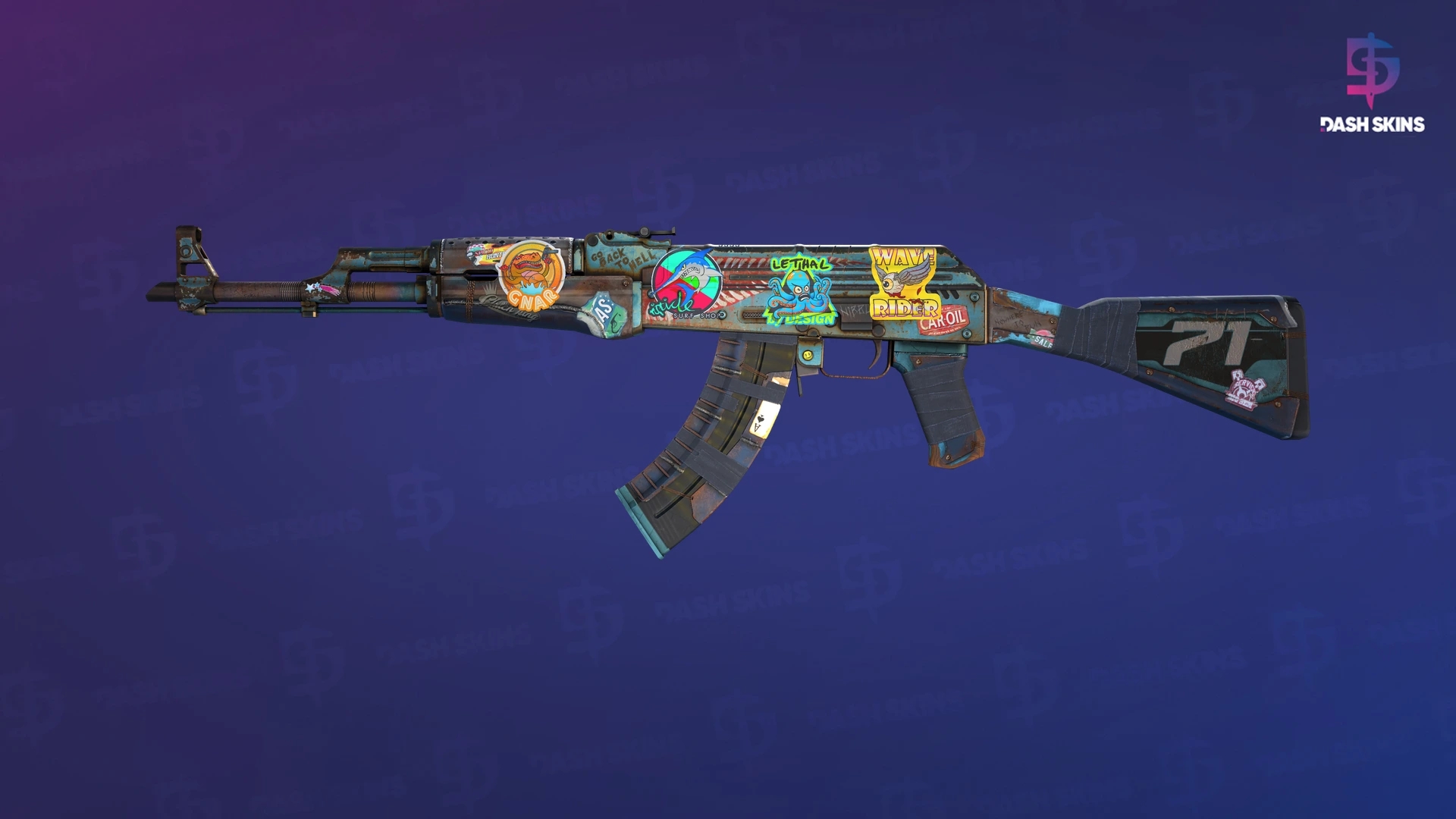 AK-47 | Rat Rod (Minimal Wear) Screenshot Playside