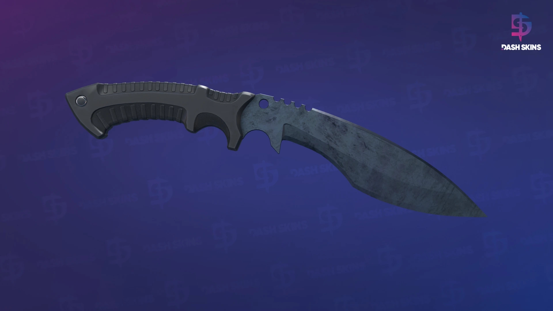 ★ Kukri Knife | Blue Steel (Field-Tested) Screenshot Playside