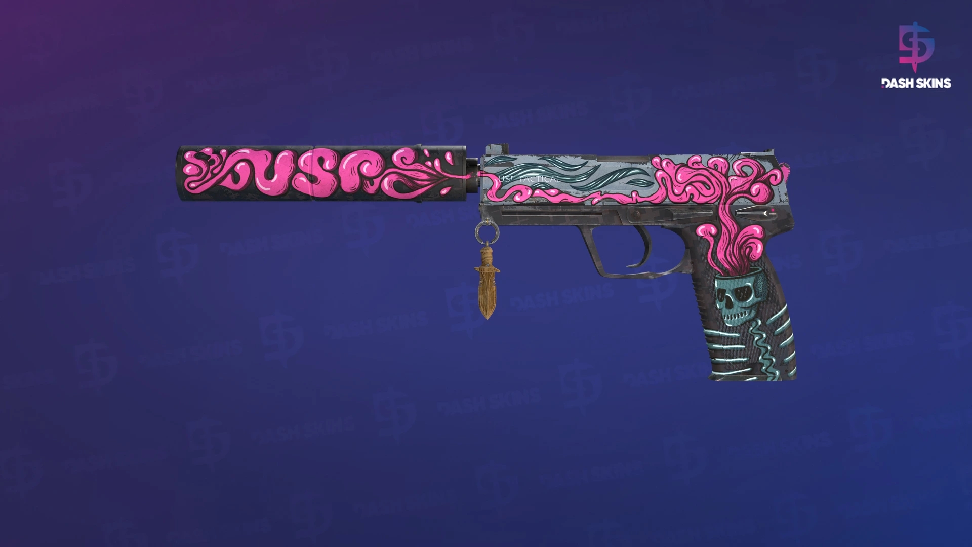 USP-S | Cortex (Well-Worn) Screenshot Playside