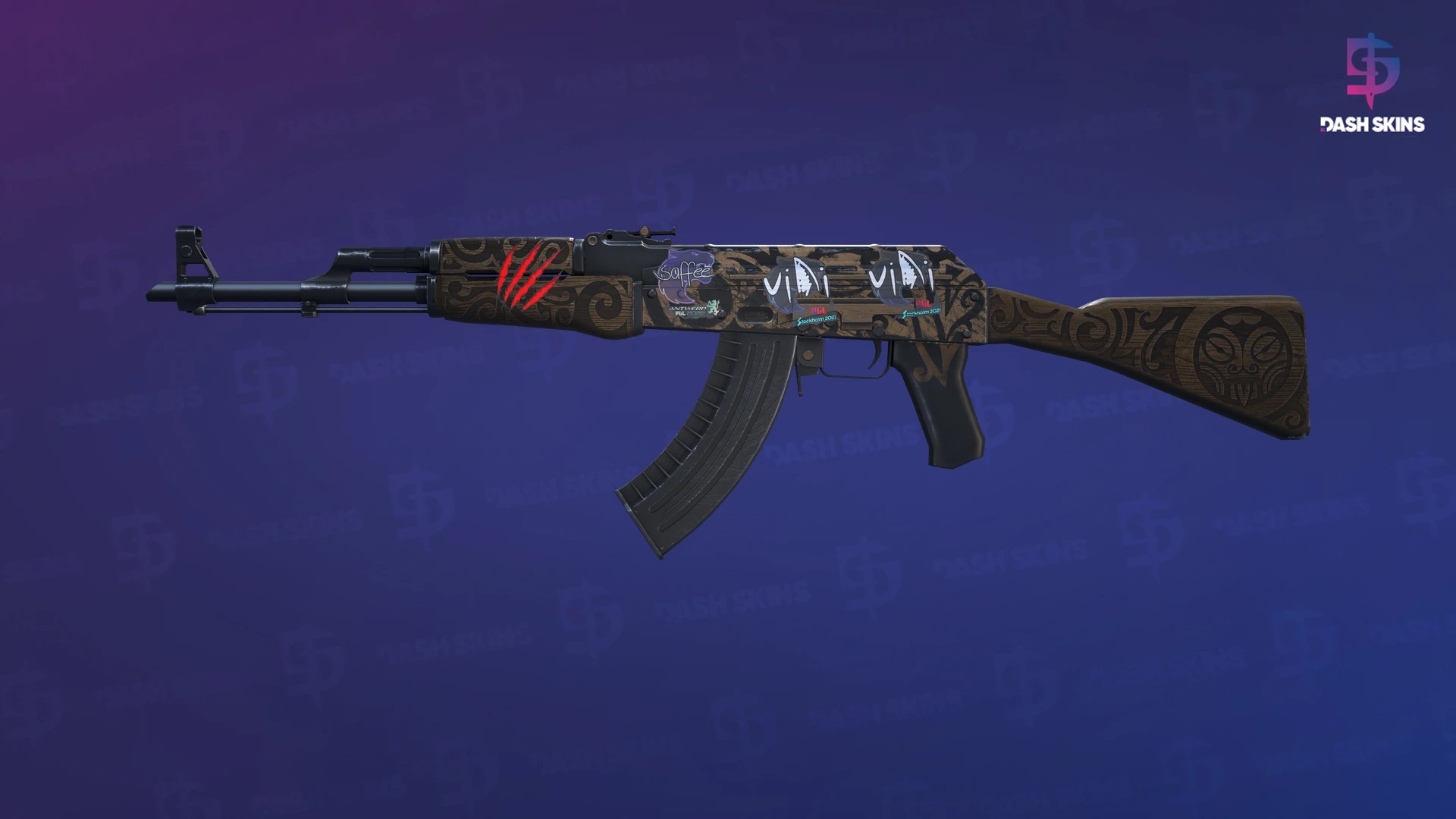 AK-47 | Uncharted (Factory New) Screenshot Playside