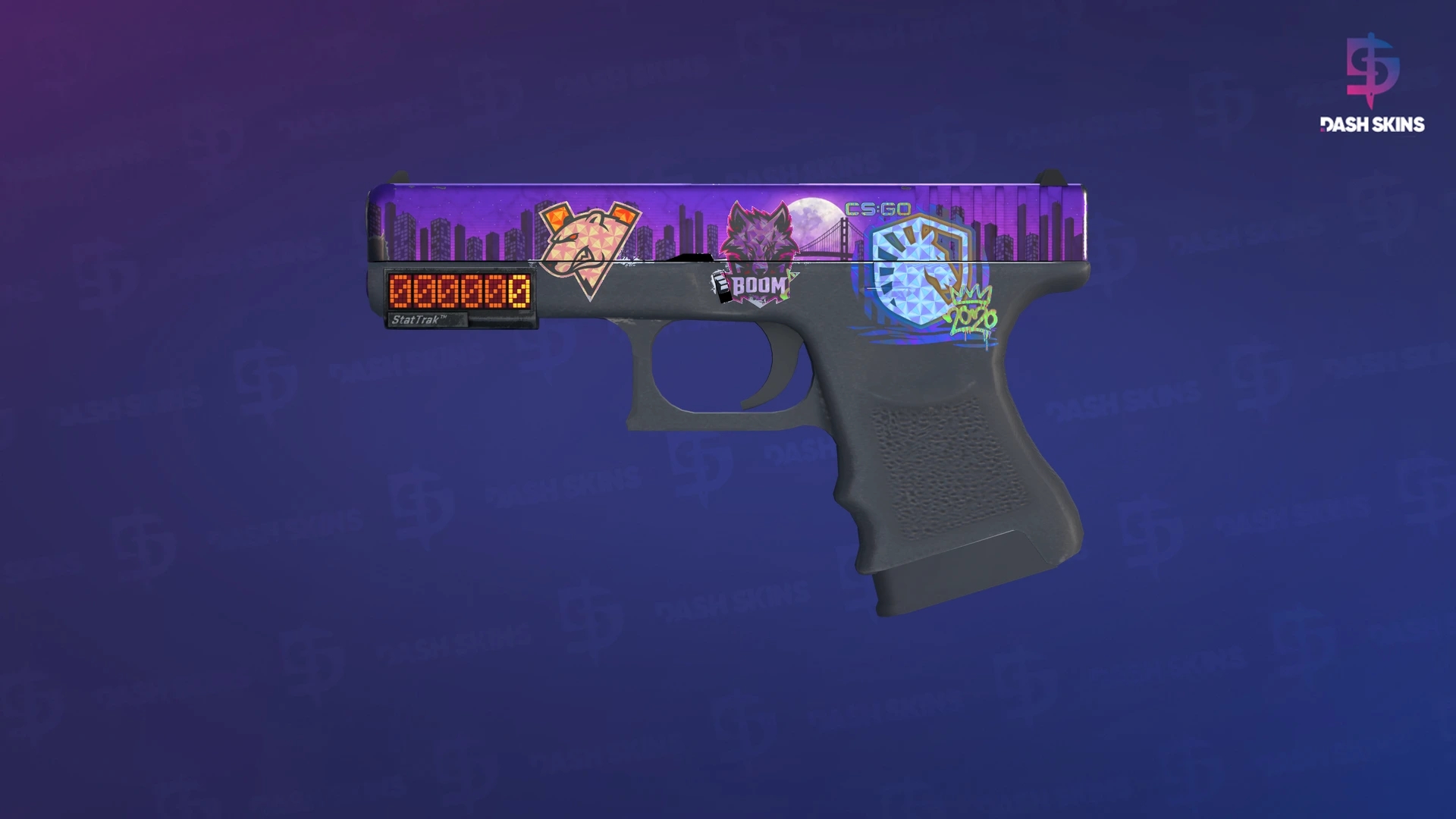 StatTrak™ Glock-18 | Moonrise (Field-Tested) Screenshot Playside