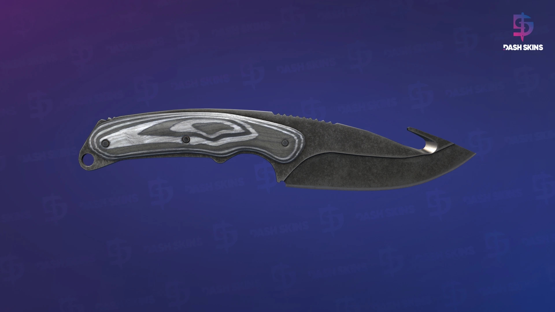 ★ Gut Knife | Black Laminate (Well-Worn) Screenshot Playside