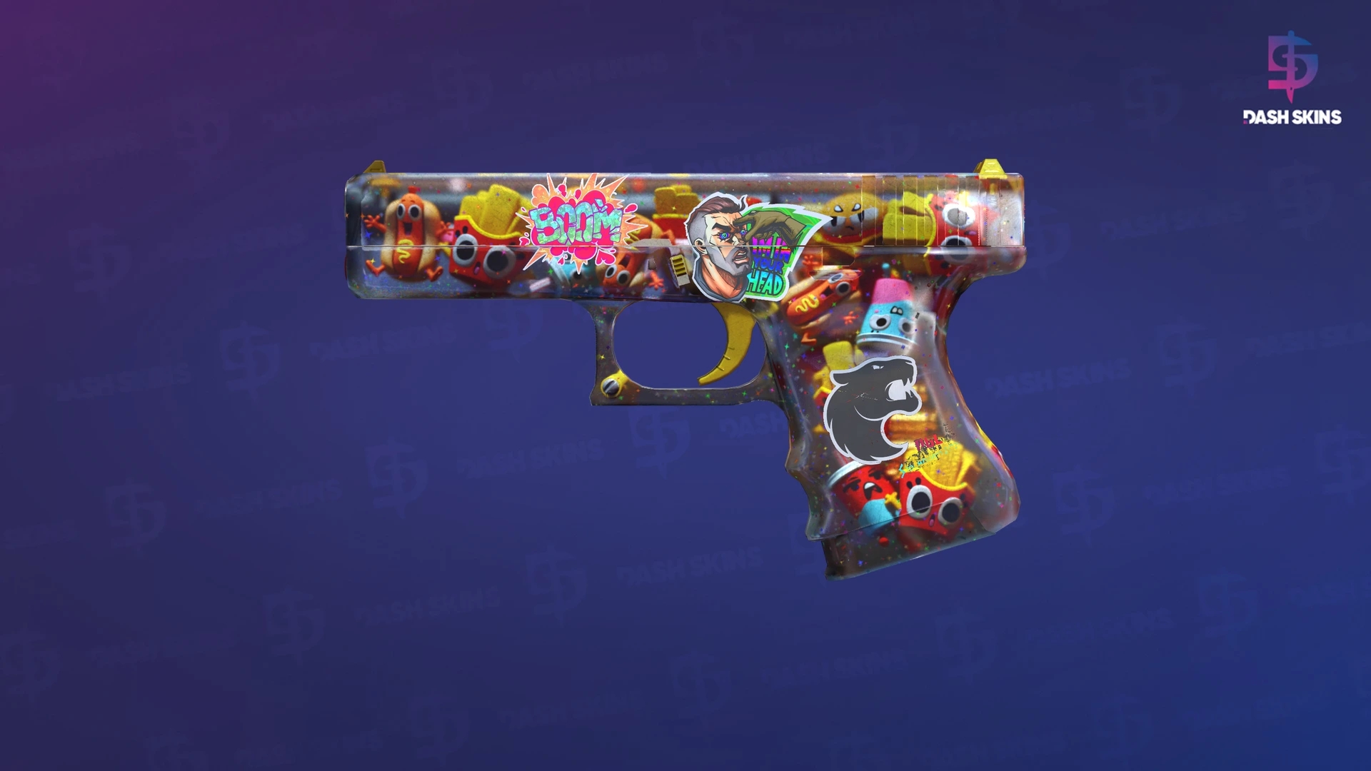 Glock-18 | Snack Attack (Well-Worn) Screenshot Playside