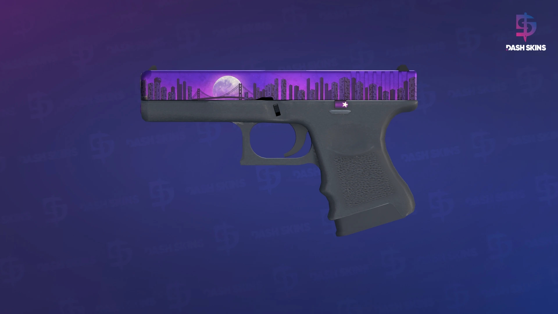 Glock-18 | Moonrise (Factory New) Screenshot Playside