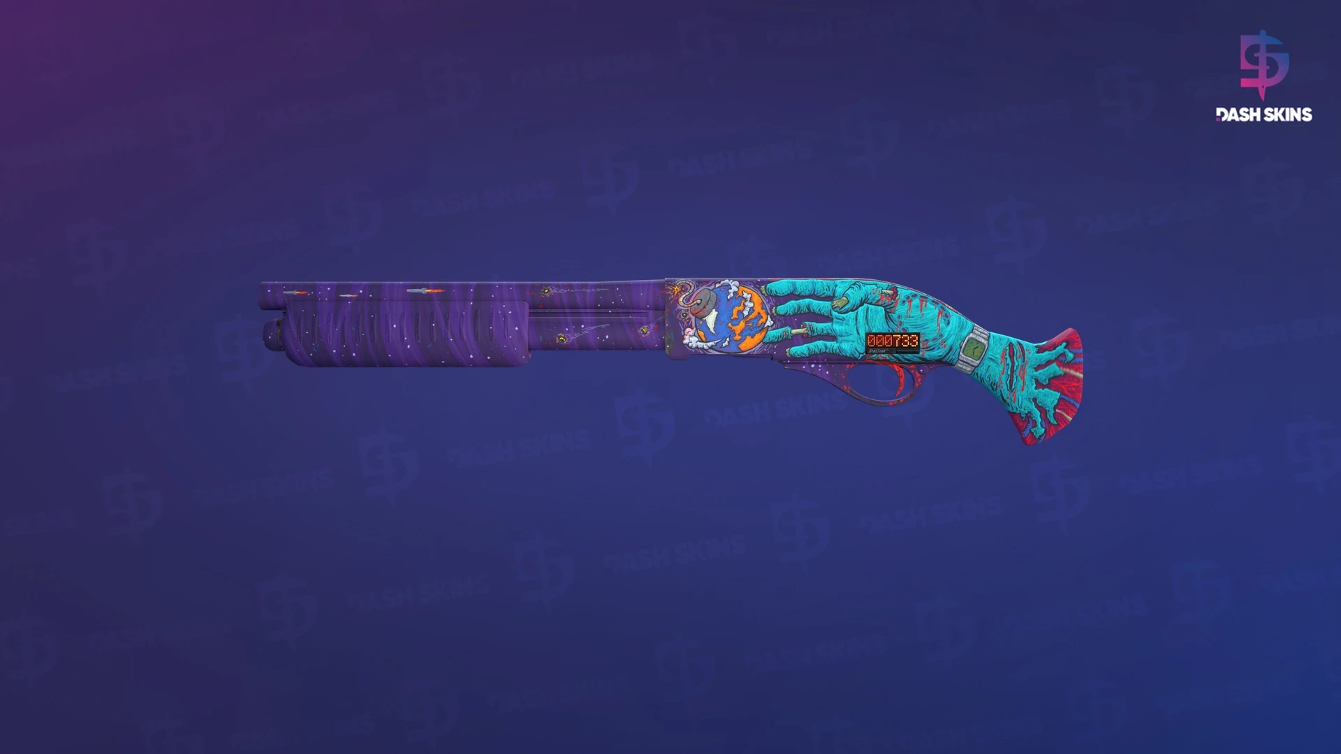 StatTrak™ Sawed-Off | Apocalypto (Minimal Wear) Screenshot Playside