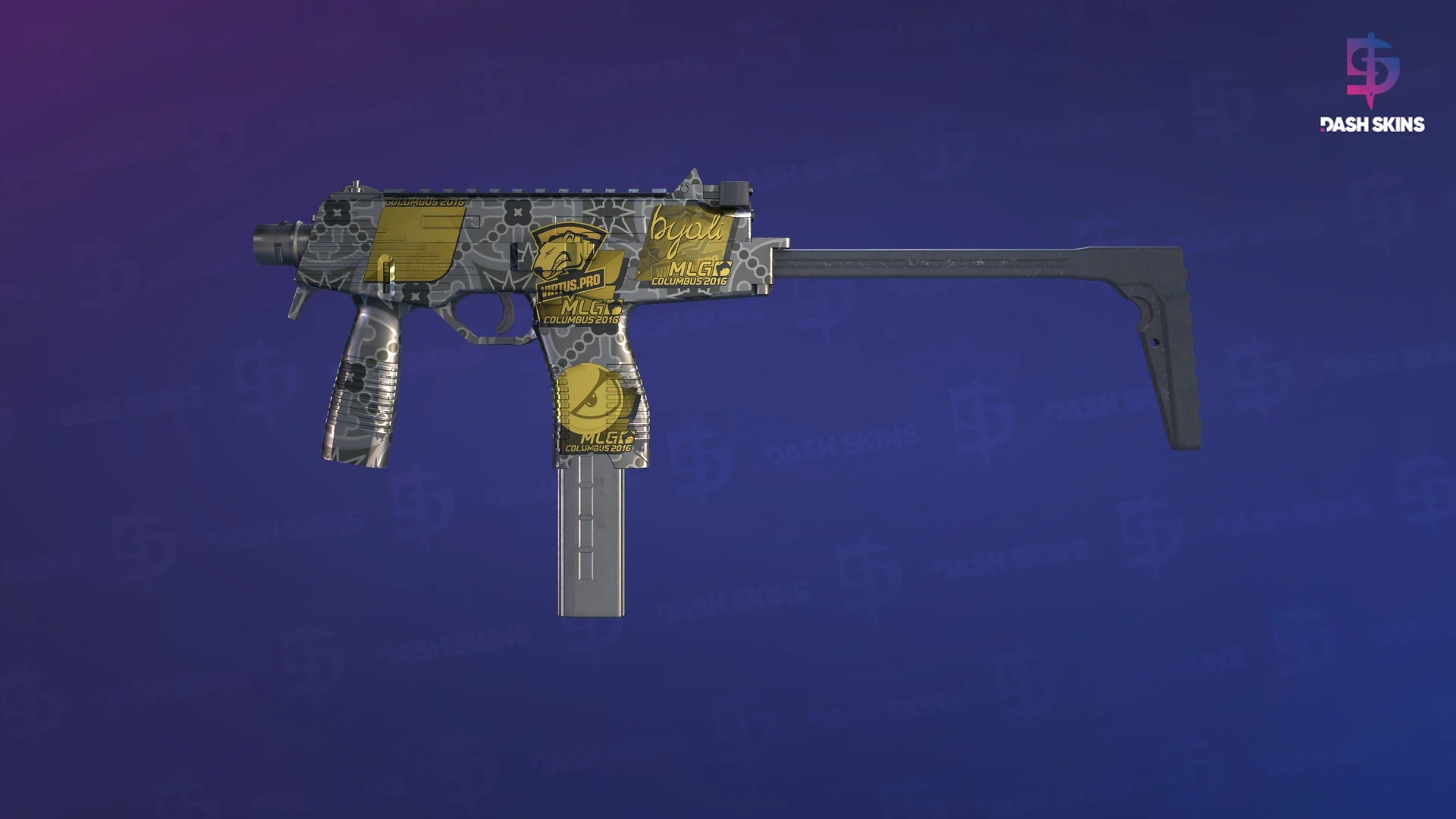Souvenir MP9 | Dark Age (Minimal Wear) Screenshot Playside