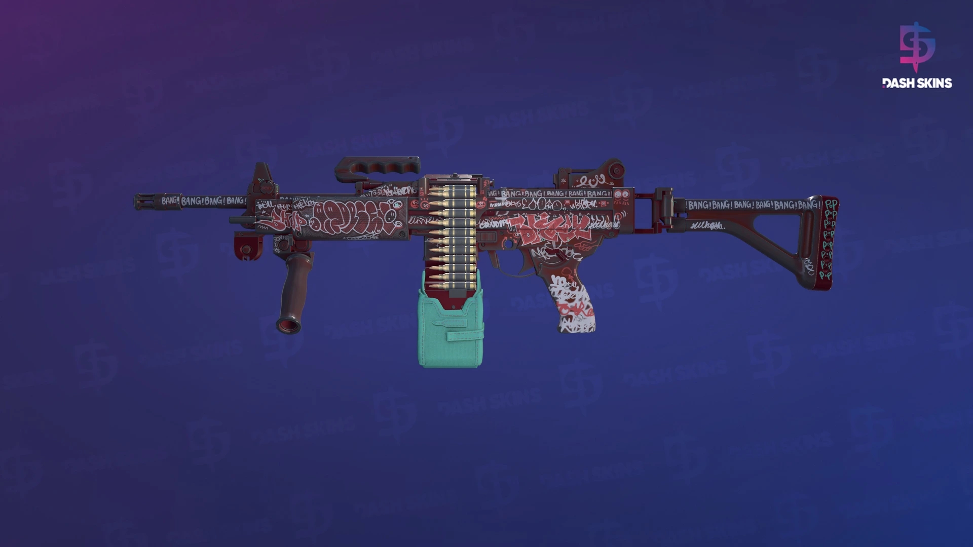 Negev | Wall Bang (Factory New) Screenshot Playside