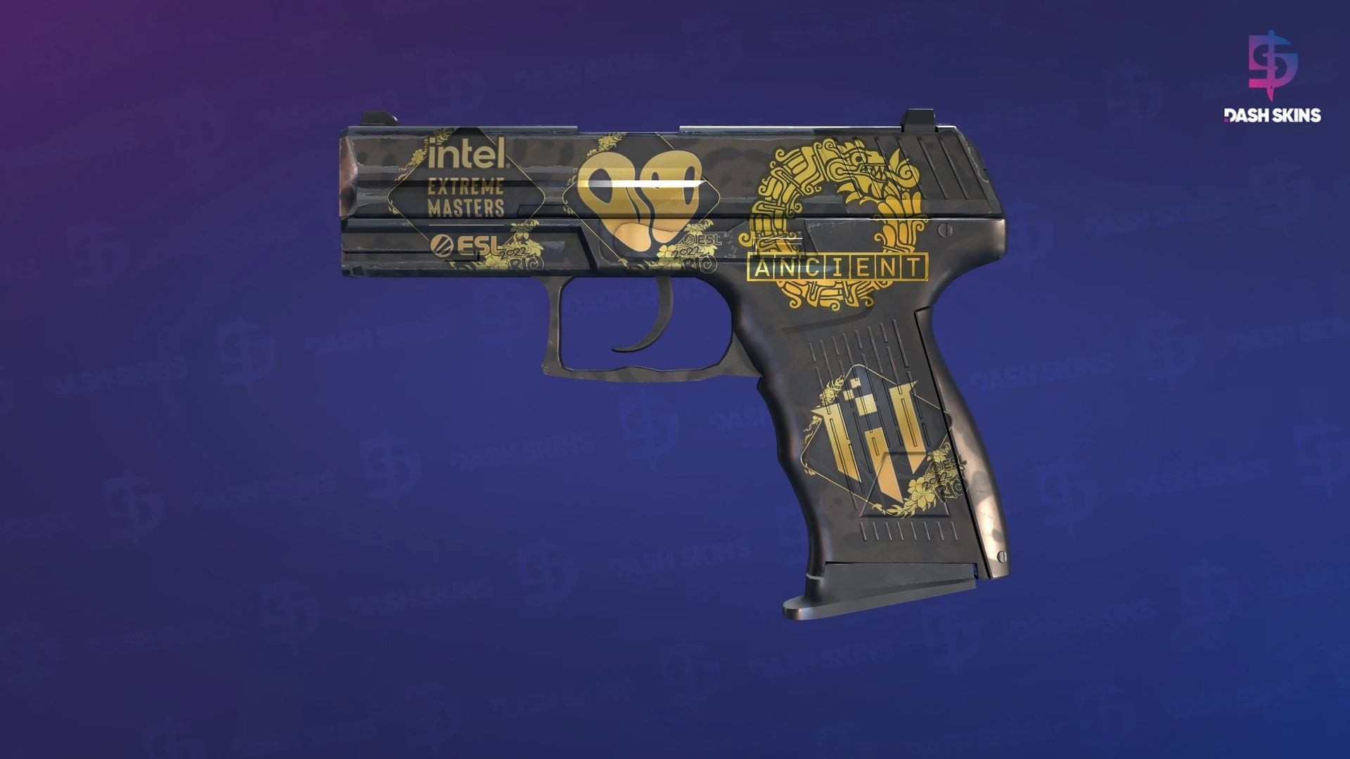 Souvenir P2000 | Panther Camo (Minimal Wear) Screenshot Playside