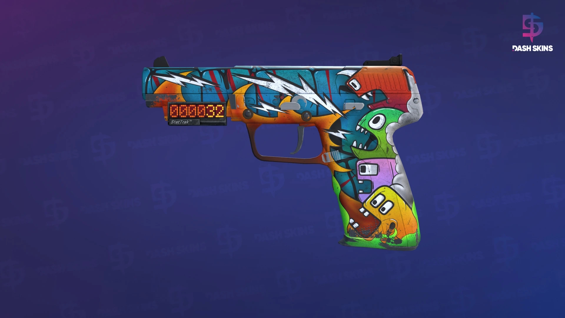StatTrak™ Five-SeveN | Angry Mob (Field-Tested) Screenshot Playside