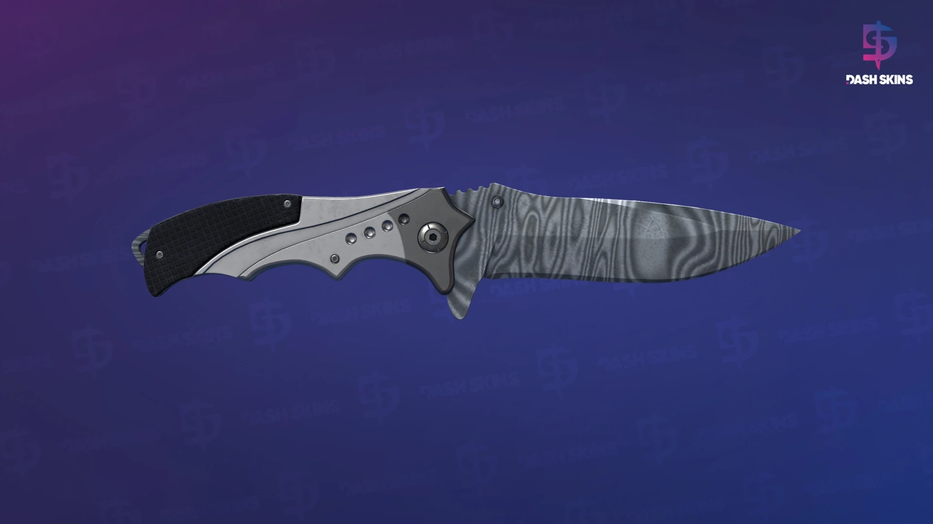 ★ Nomad Knife | Damascus Steel (Well-Worn) Screenshot Playside