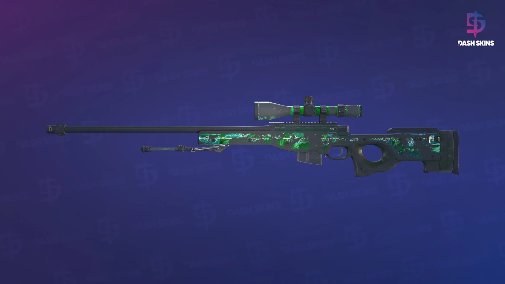 AWP | Green Energy (Battle-Scarred) Screenshot Playside