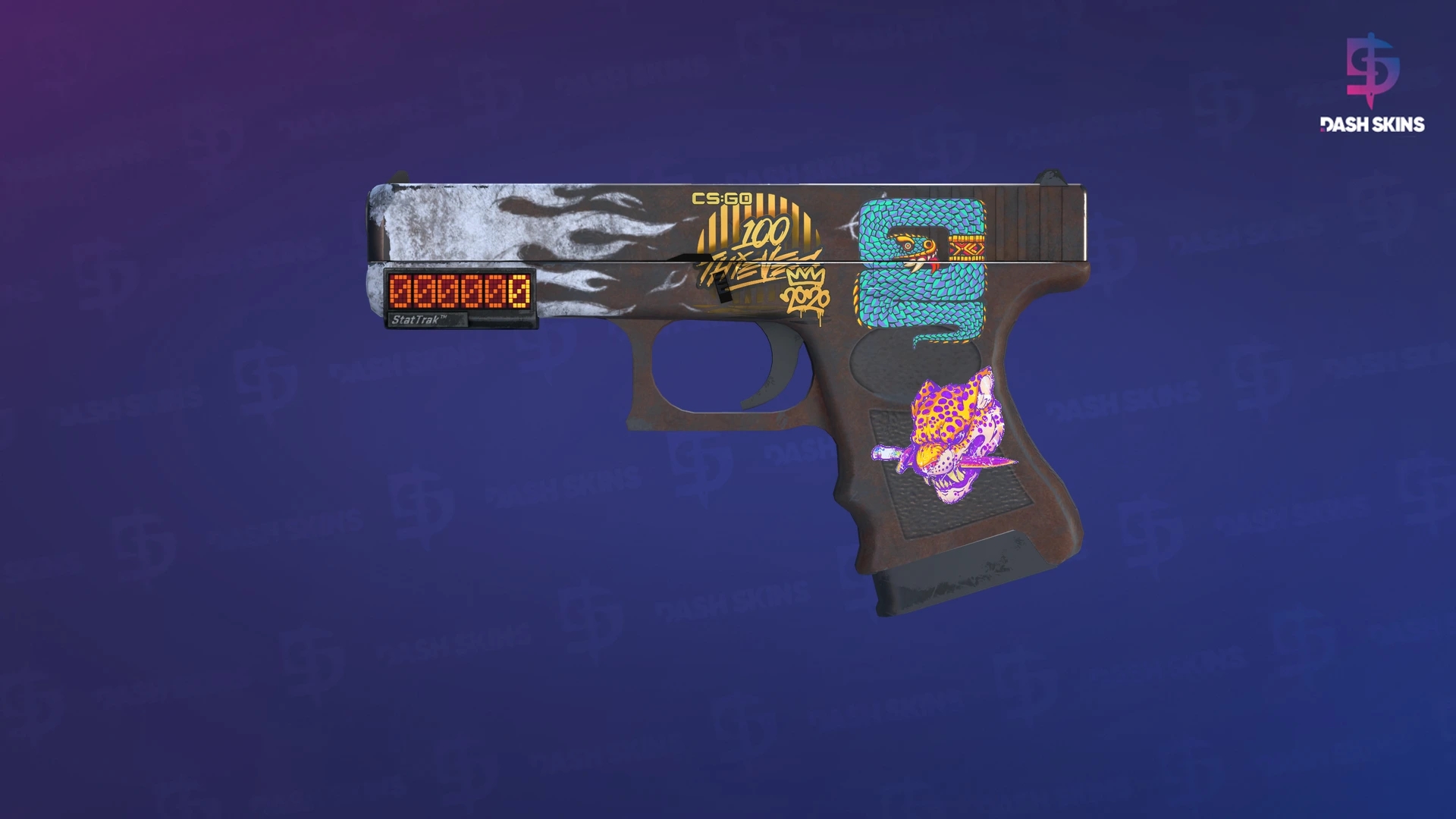 StatTrak™ Glock-18 | Oxide Blaze (Field-Tested) Screenshot Playside