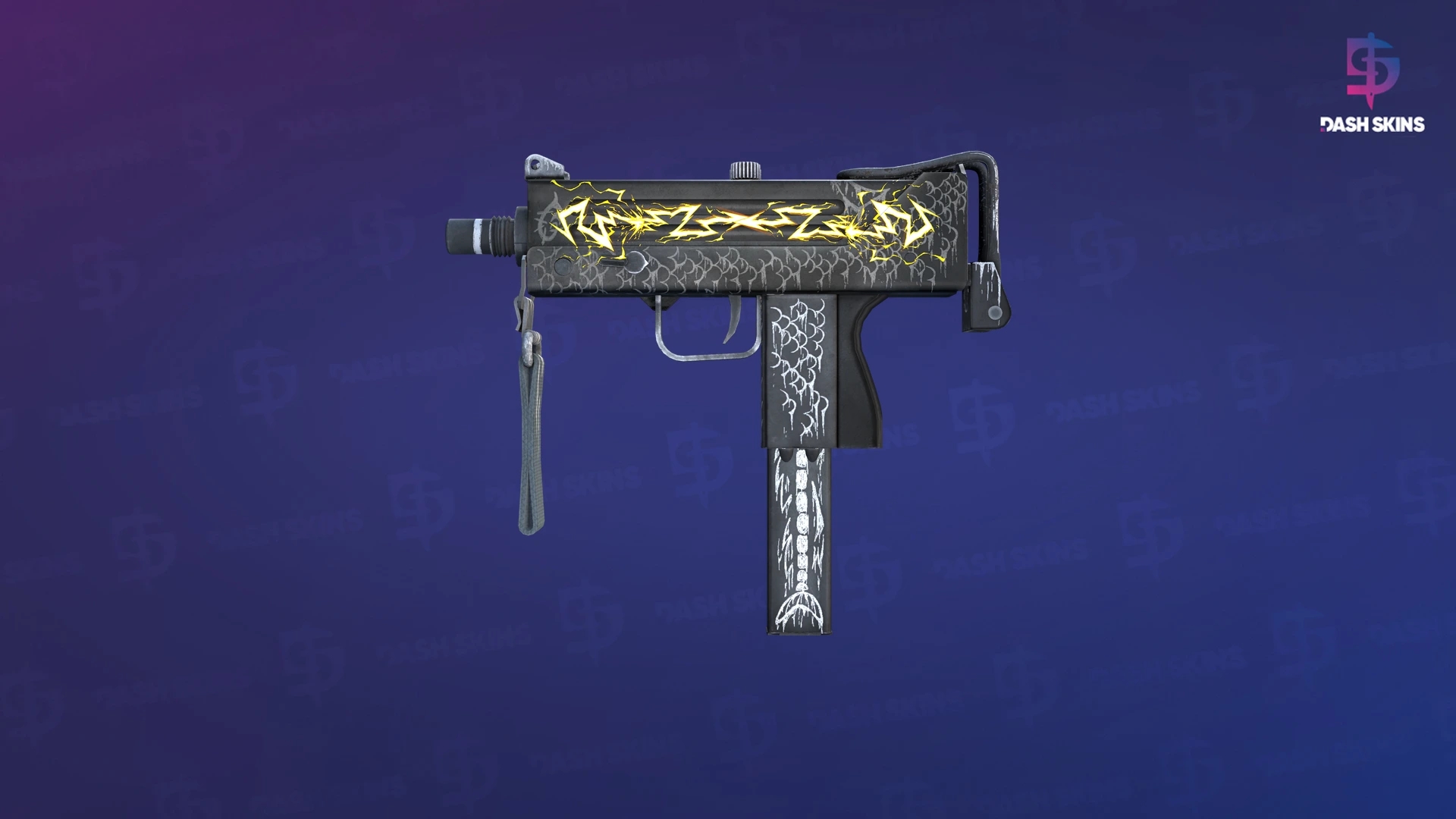 MAC-10 | Whitefish (Well-Worn) Screenshot Playside