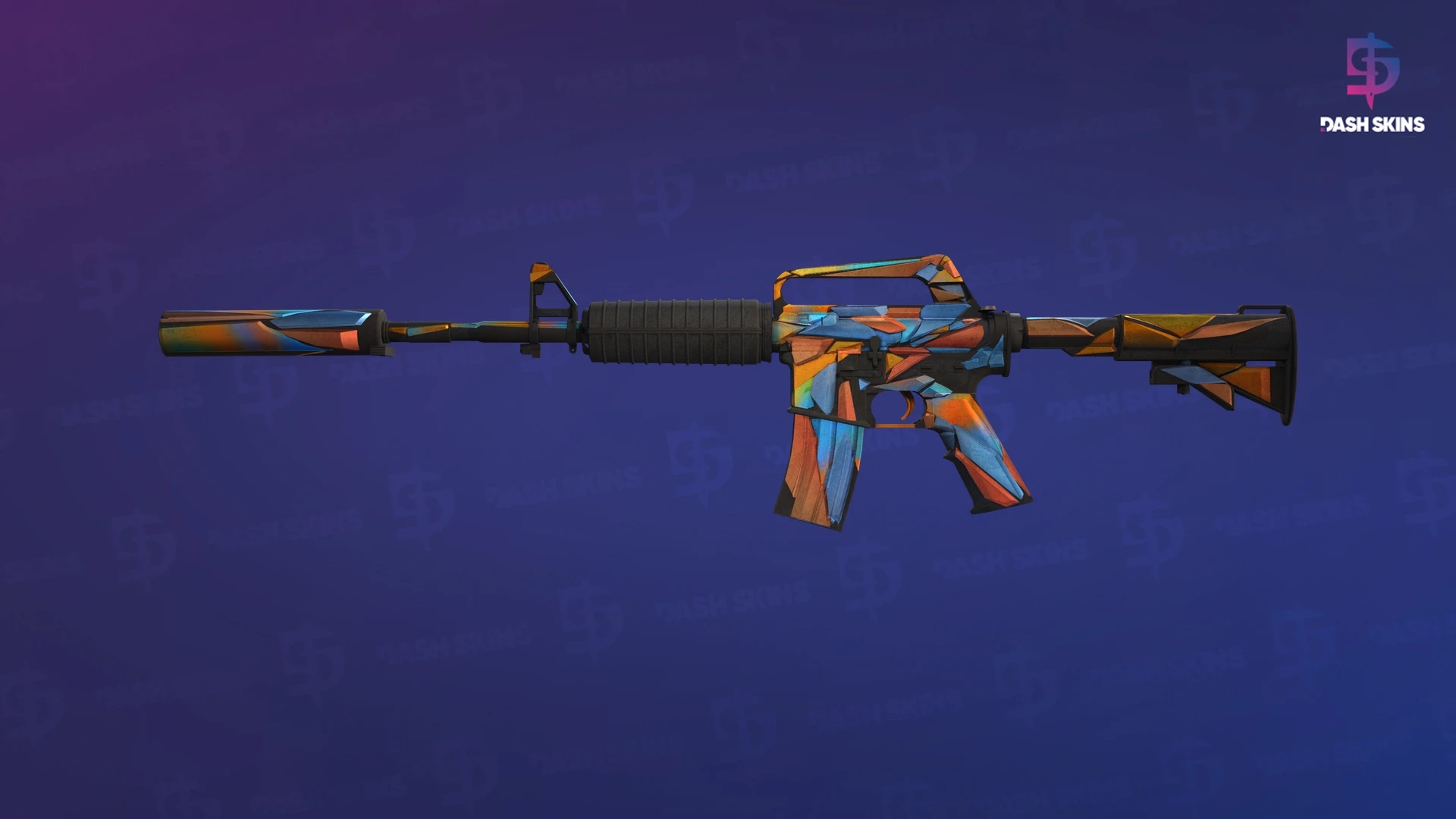 M4A1-S | Leaded Glass (Well-Worn) Screenshot Playside