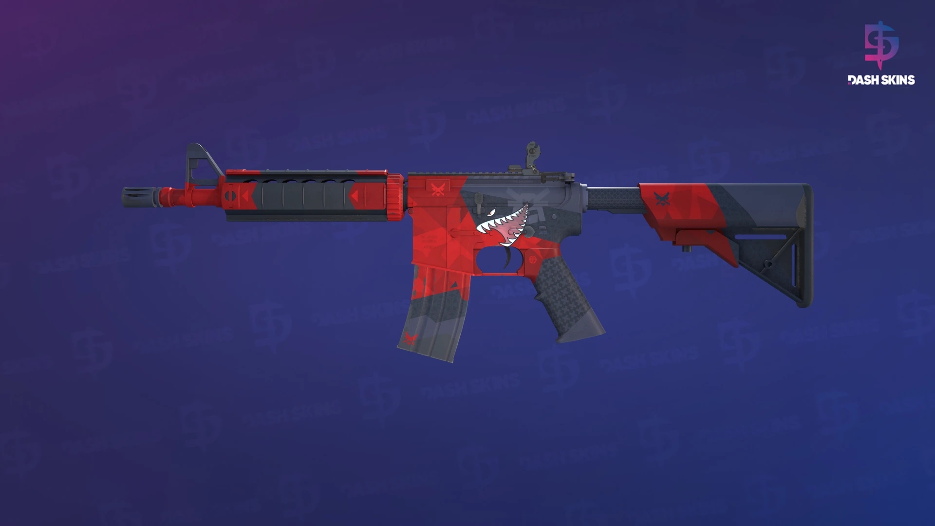 M4A4 | Evil Daimyo (Minimal Wear) Screenshot Playside